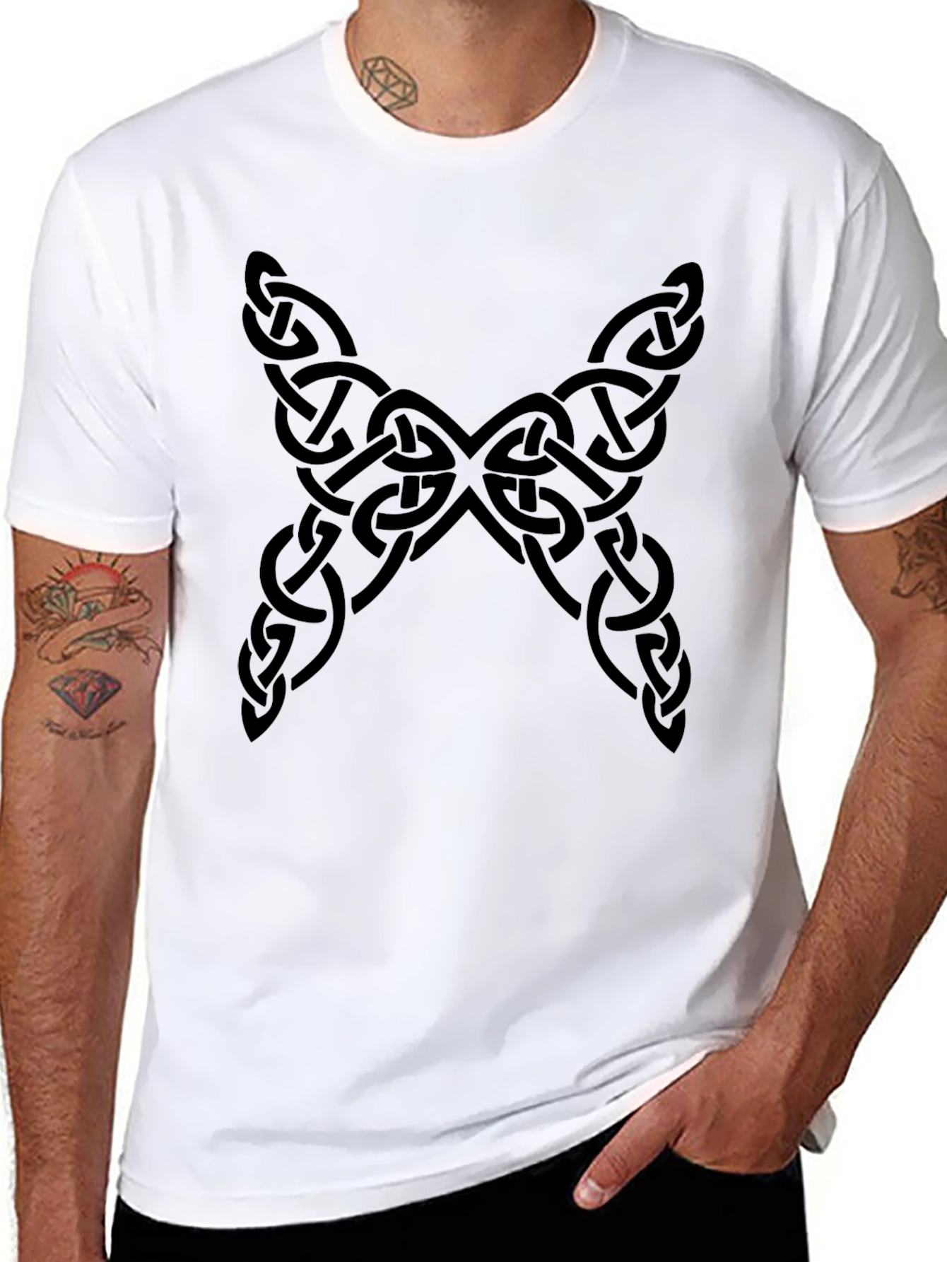 Celtic Knot T-Shirt - Black Graphic Tee