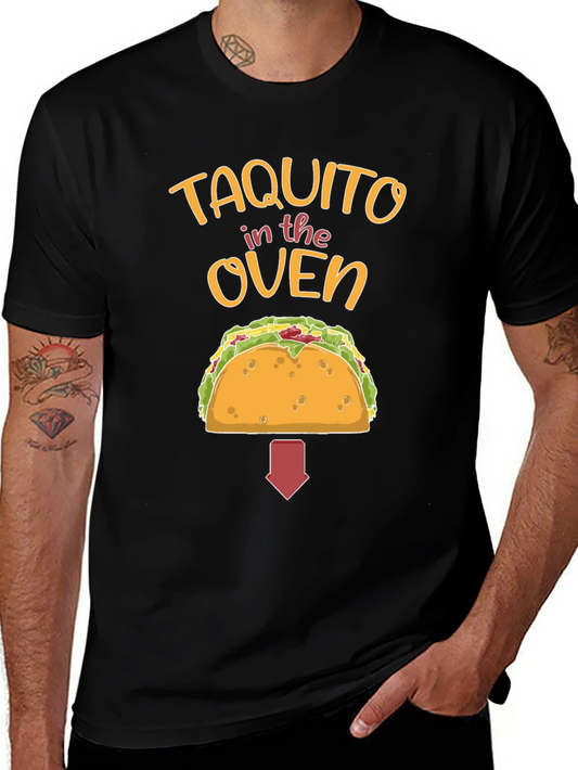 Taquito in the Oven Pregnancy Announcement T-Shirt