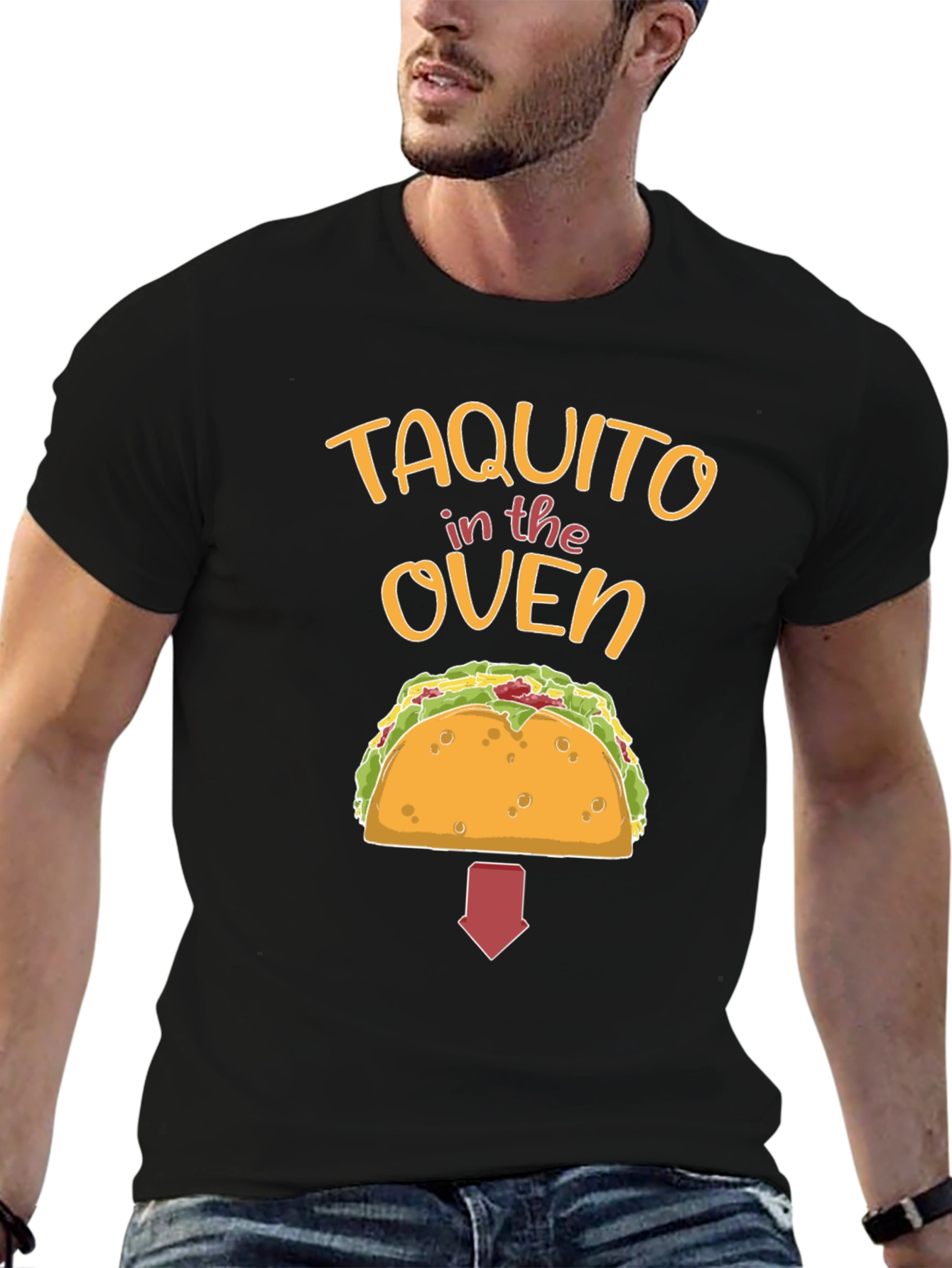 Taquito in the Oven Pregnancy Announcement T-Shirt