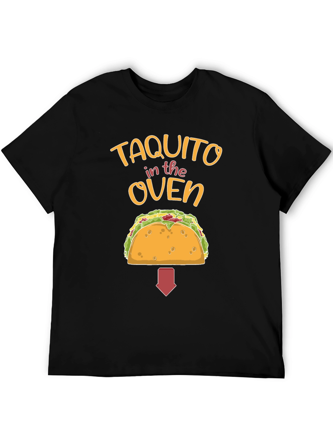 Taquito in the Oven Pregnancy Announcement T-Shirt
