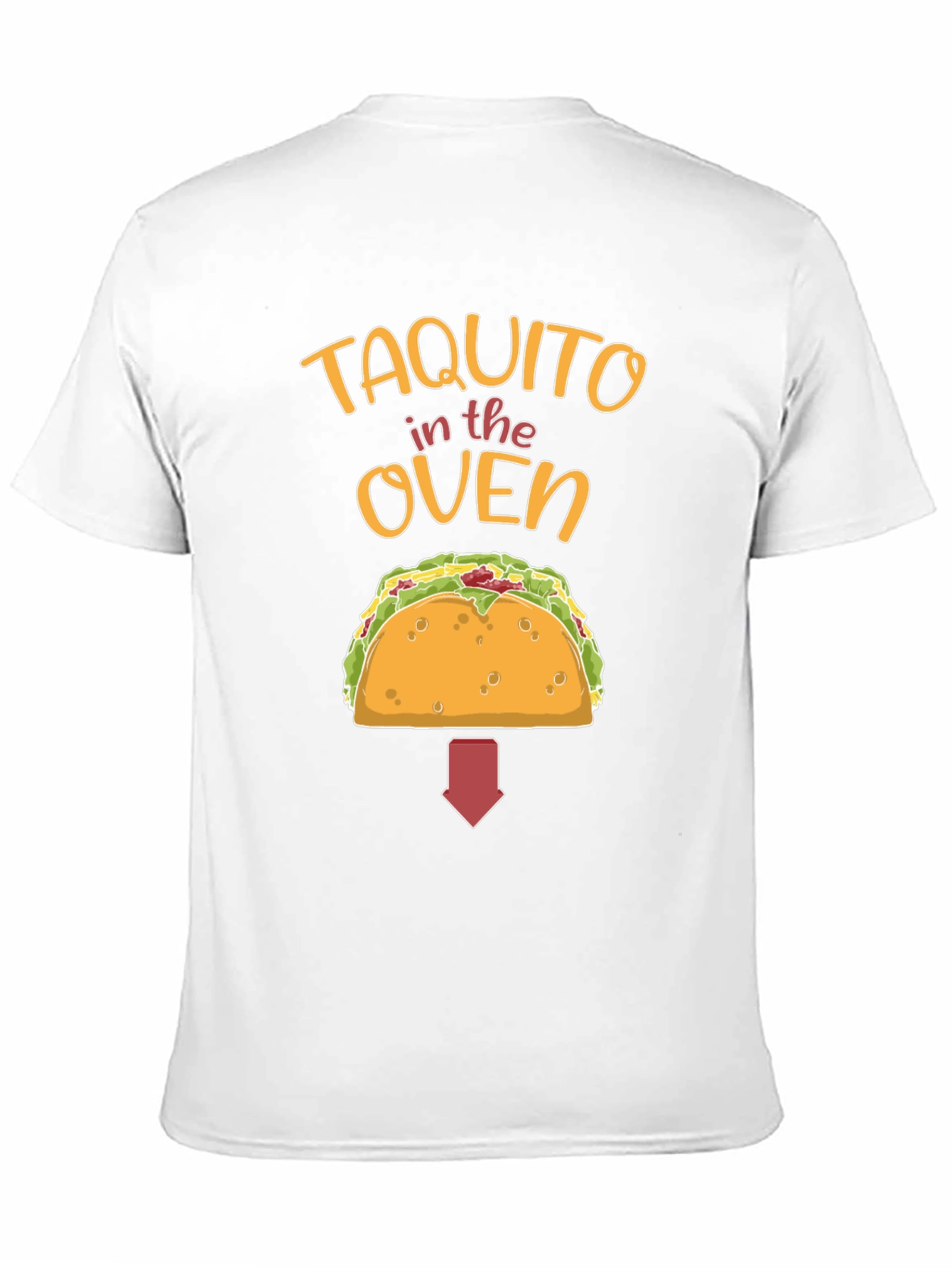 Taquito in the Oven Pregnancy Announcement T-Shirt