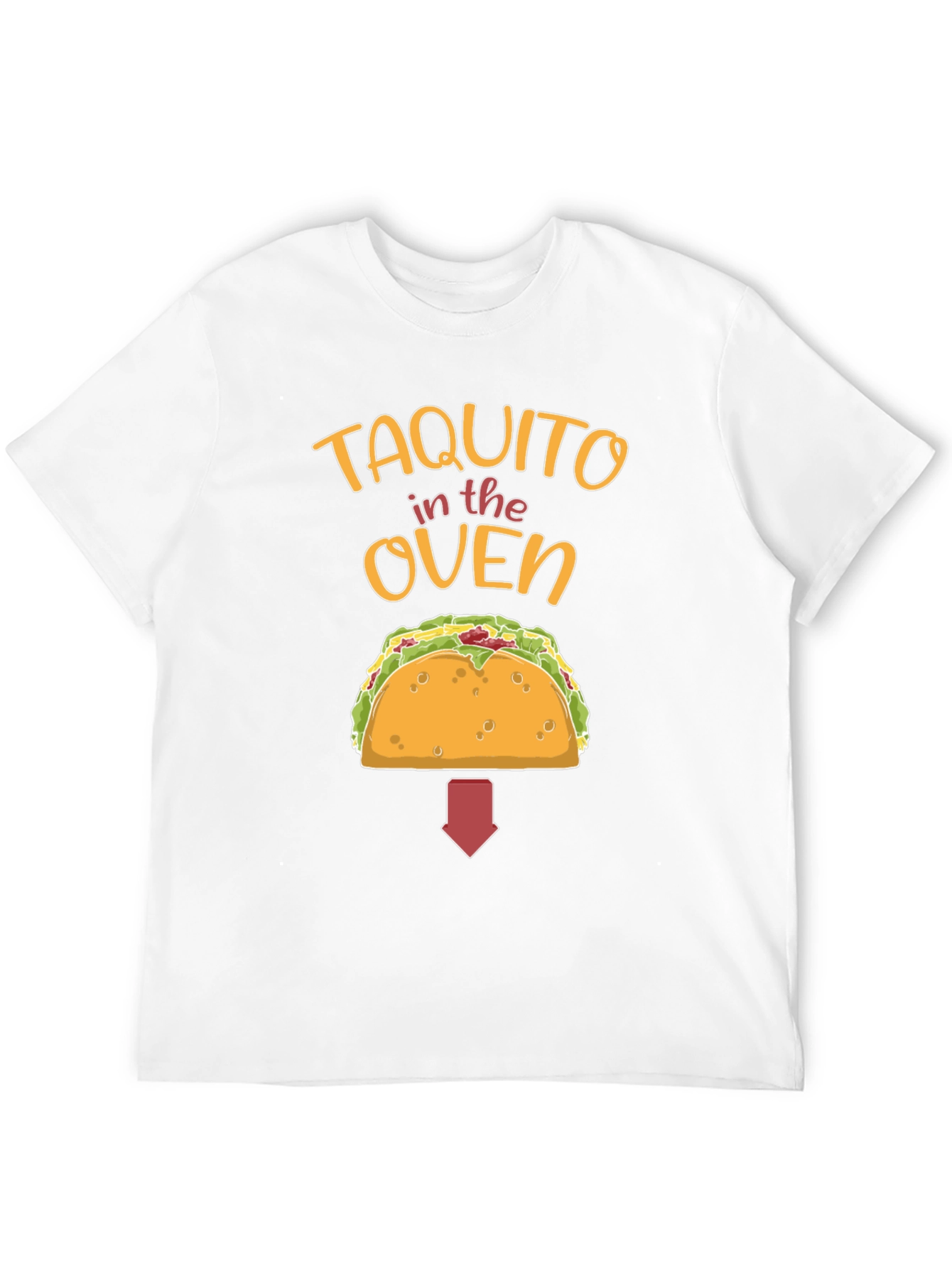 Taquito in the Oven Pregnancy Announcement T-Shirt