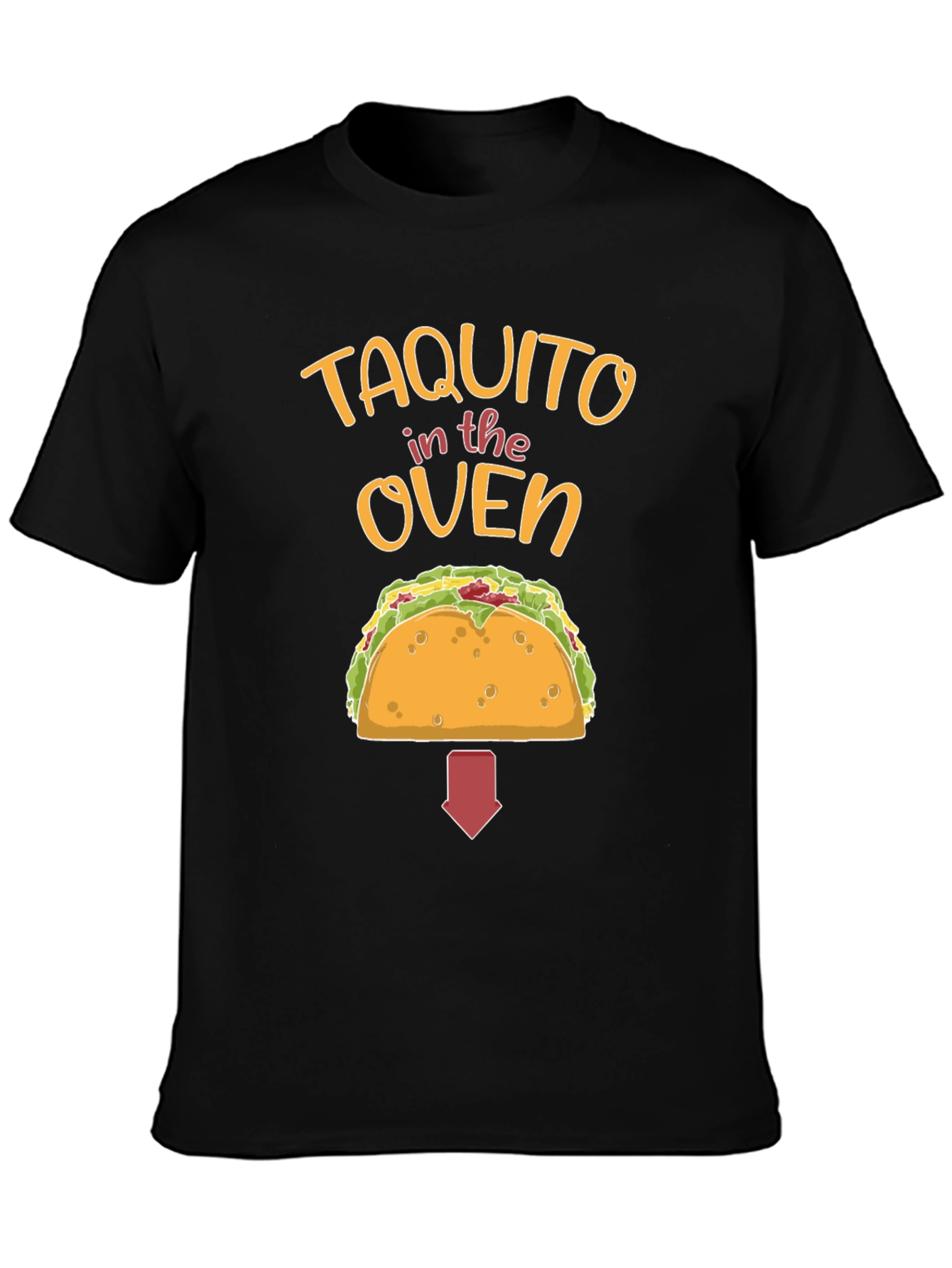 Taquito in the Oven Pregnancy Announcement T-Shirt