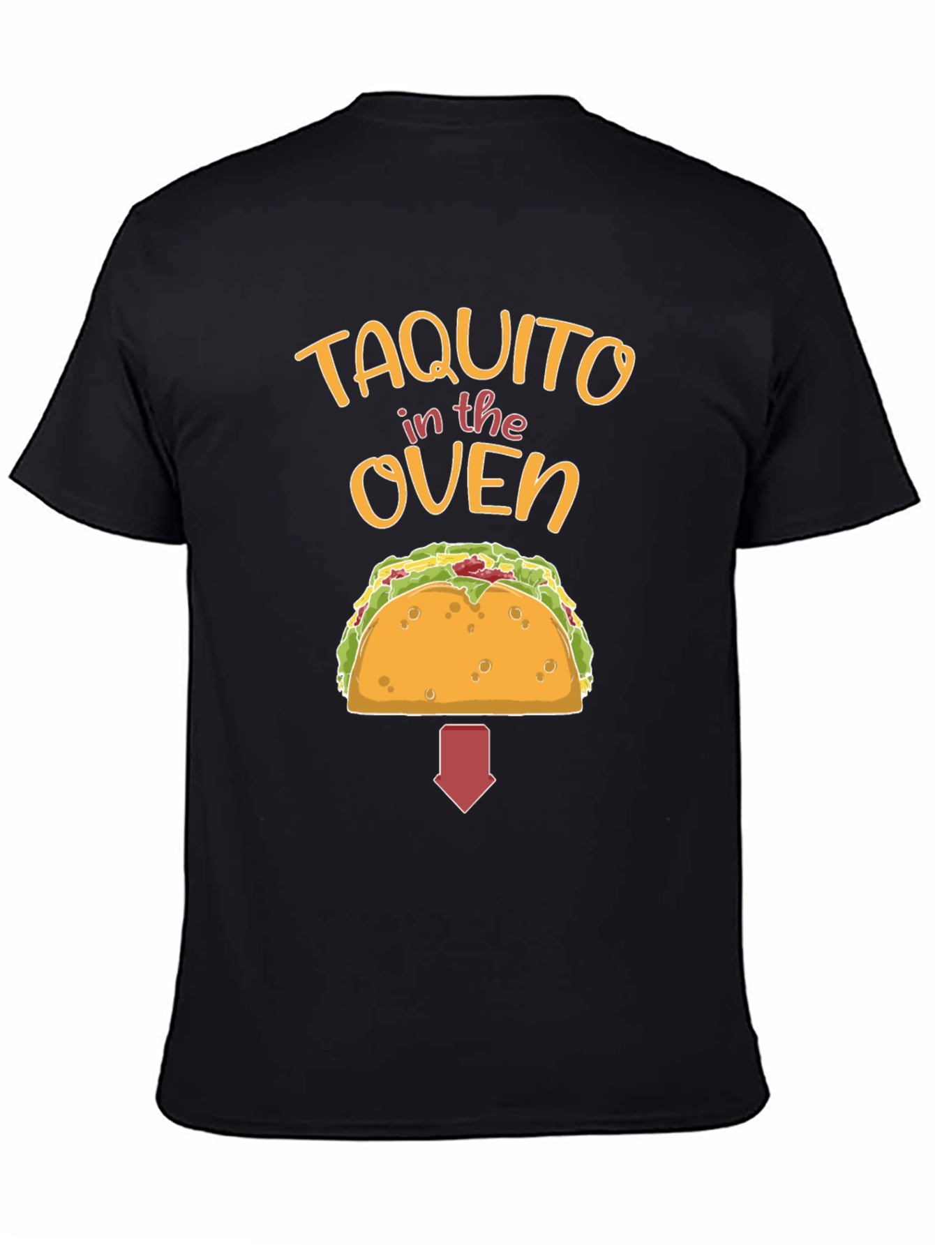 Taquito in the Oven Pregnancy Announcement T-Shirt