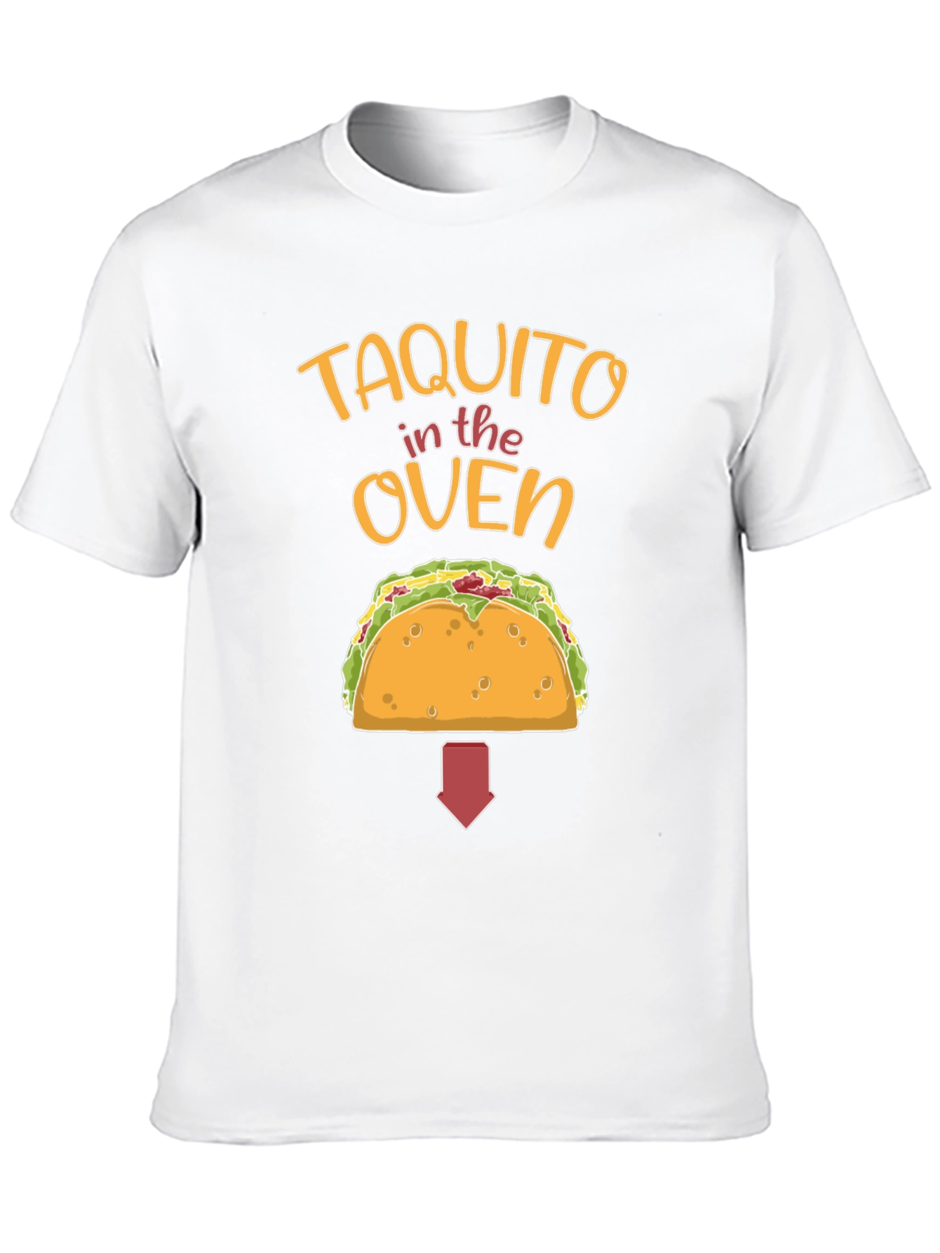 Taquito in the Oven Pregnancy Announcement T-Shirt