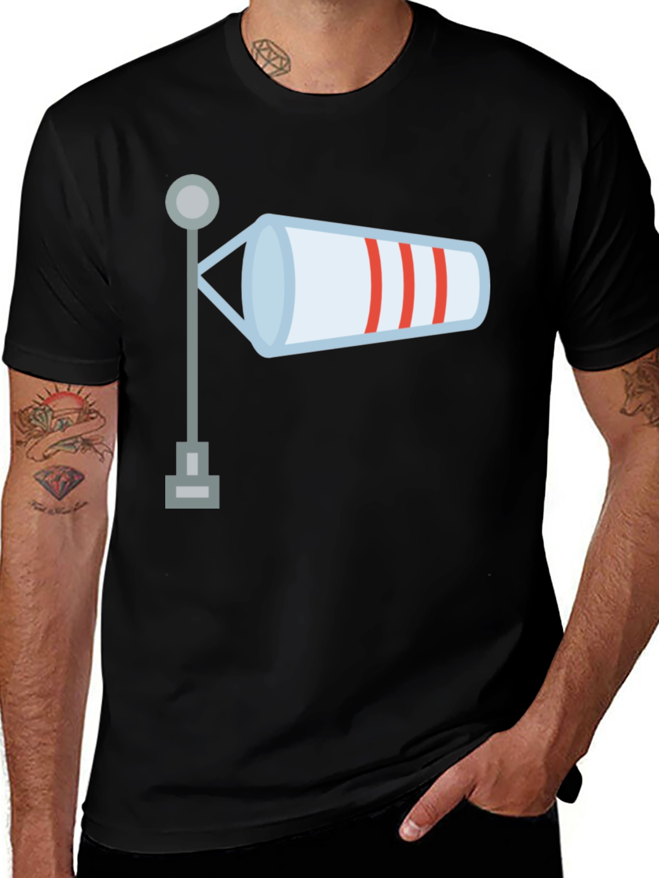 Windsock Graphic Tee - Aviation Weather Shirt