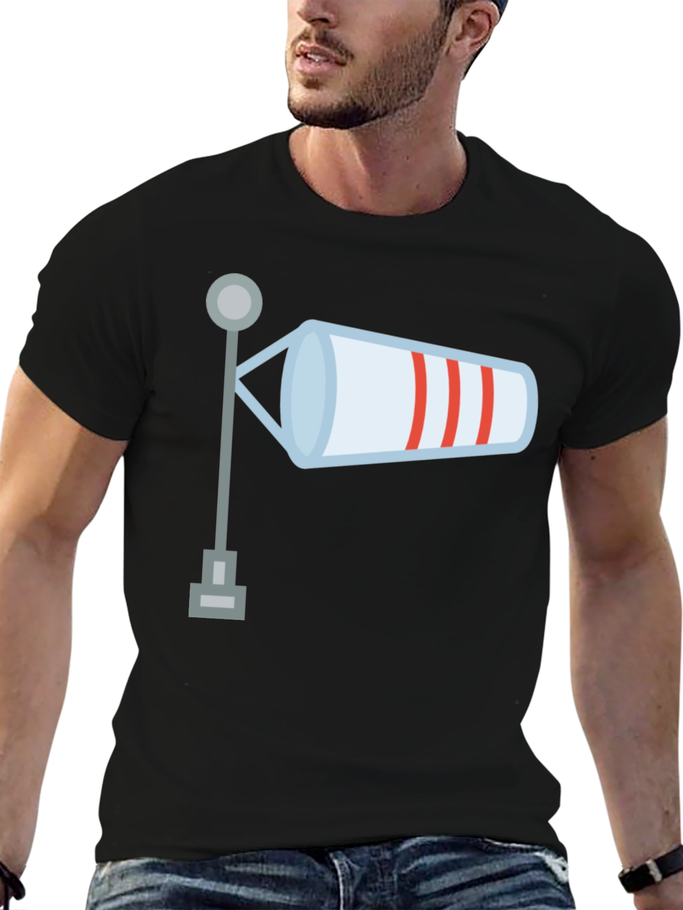 Windsock Graphic Tee - Aviation Weather Shirt