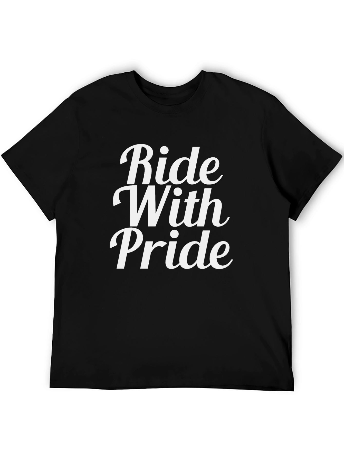 Ride With Pride Black T-Shirt