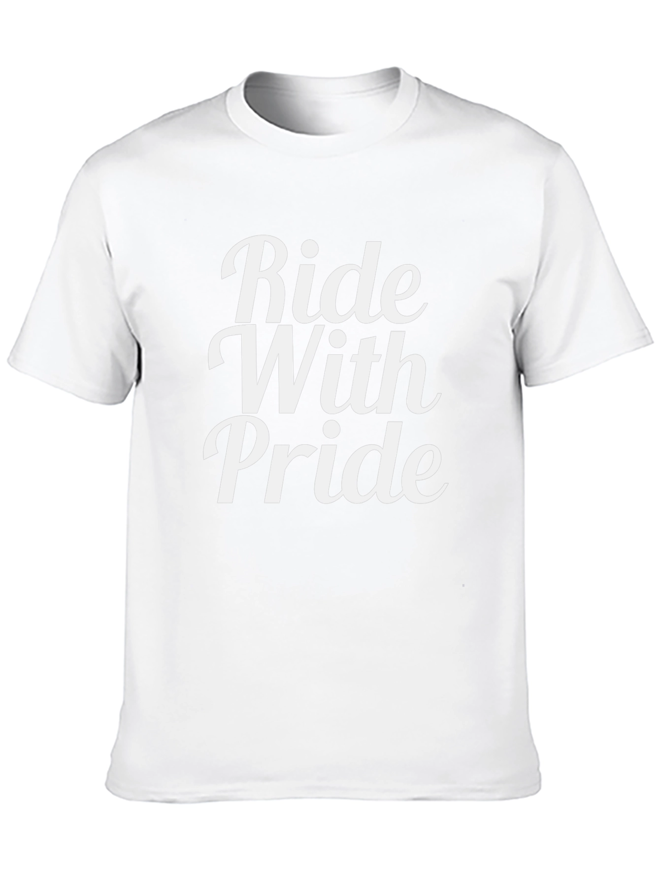 Ride With Pride Black T-Shirt