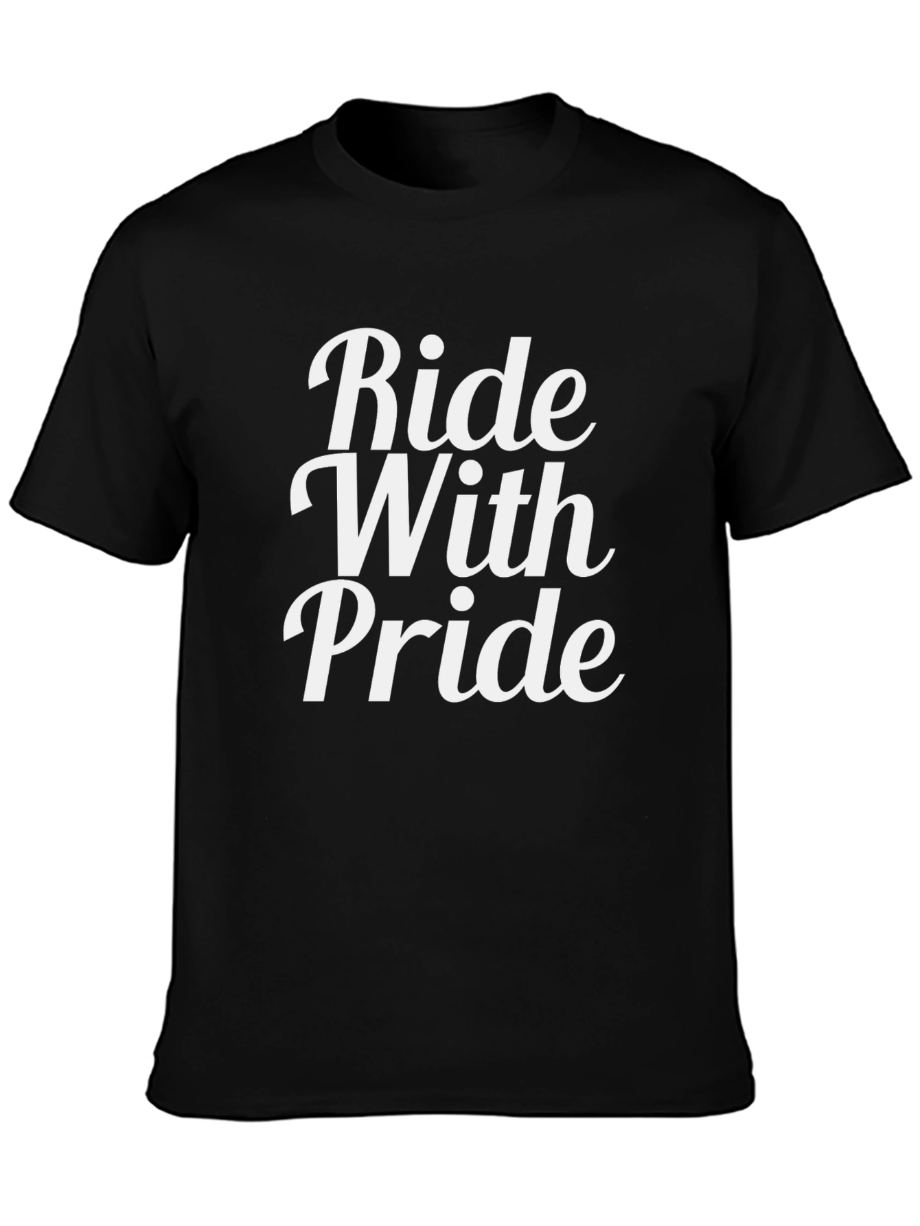 Ride With Pride Black T-Shirt