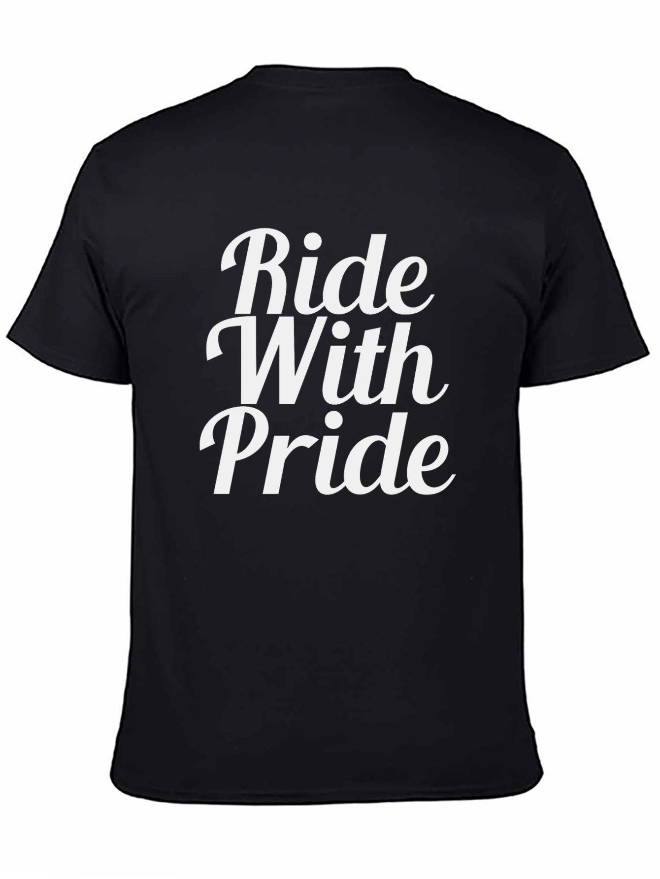 Ride With Pride Black T-Shirt