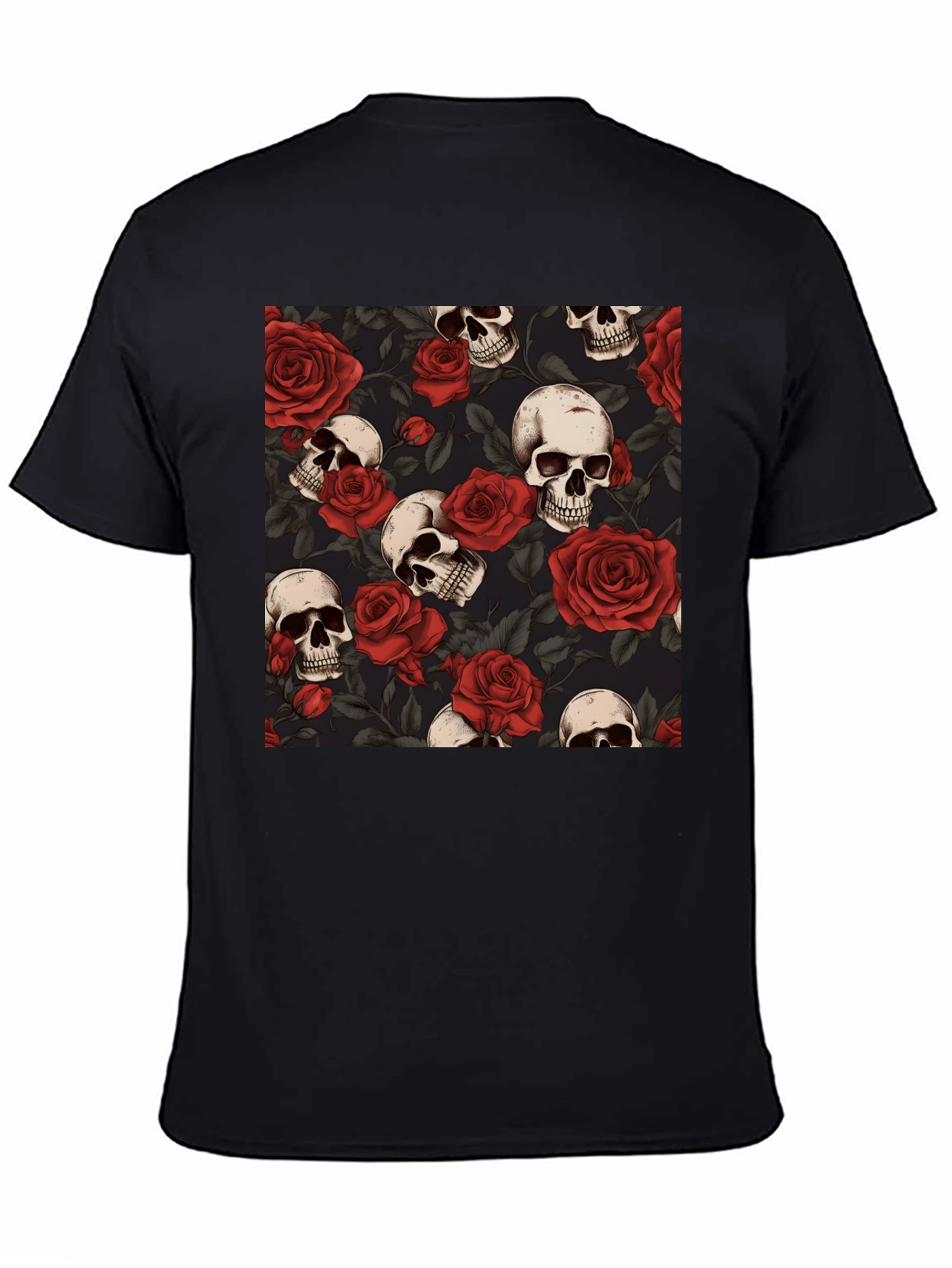 Skulls and Roses Graphic Tee