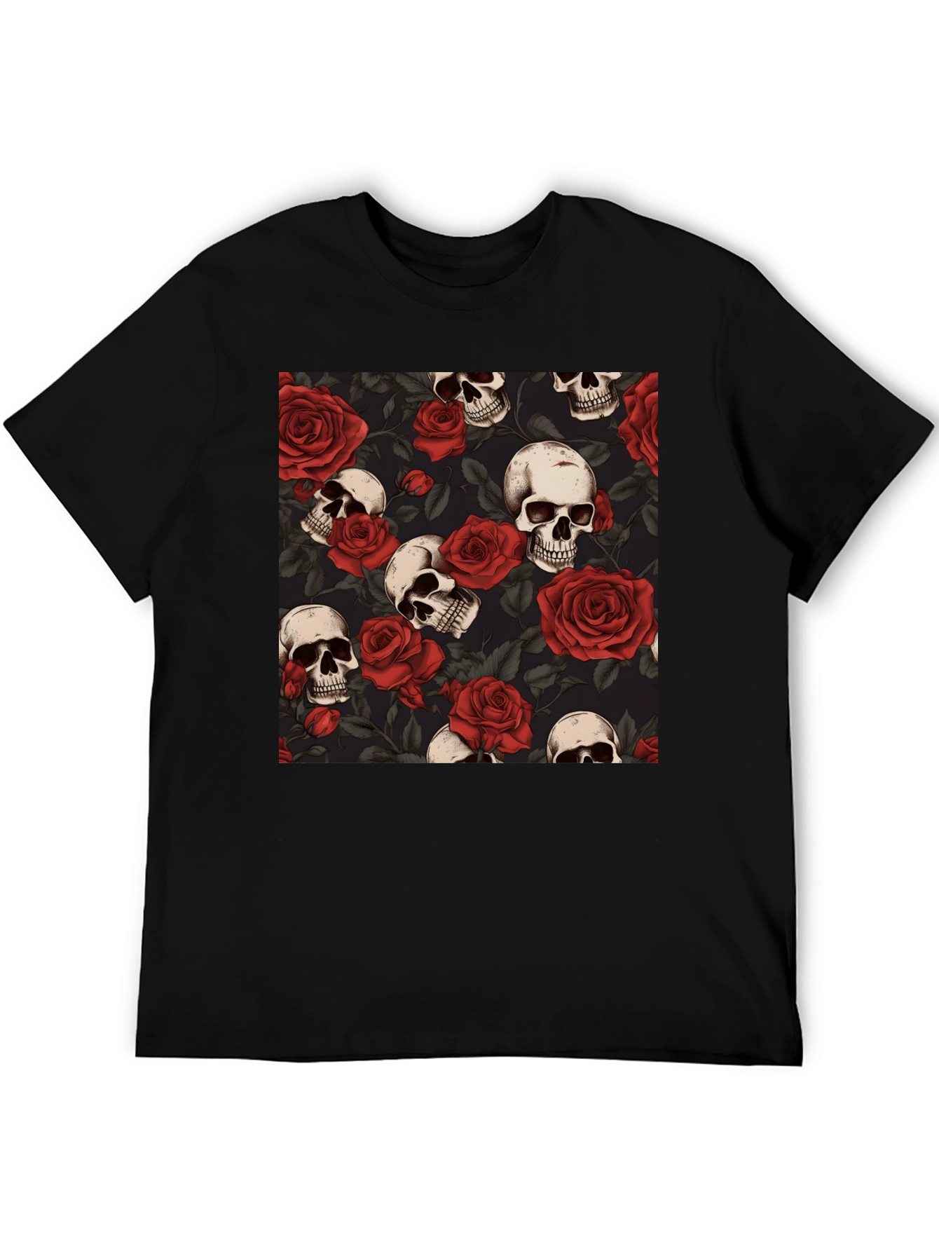 Skulls and Roses Graphic Tee
