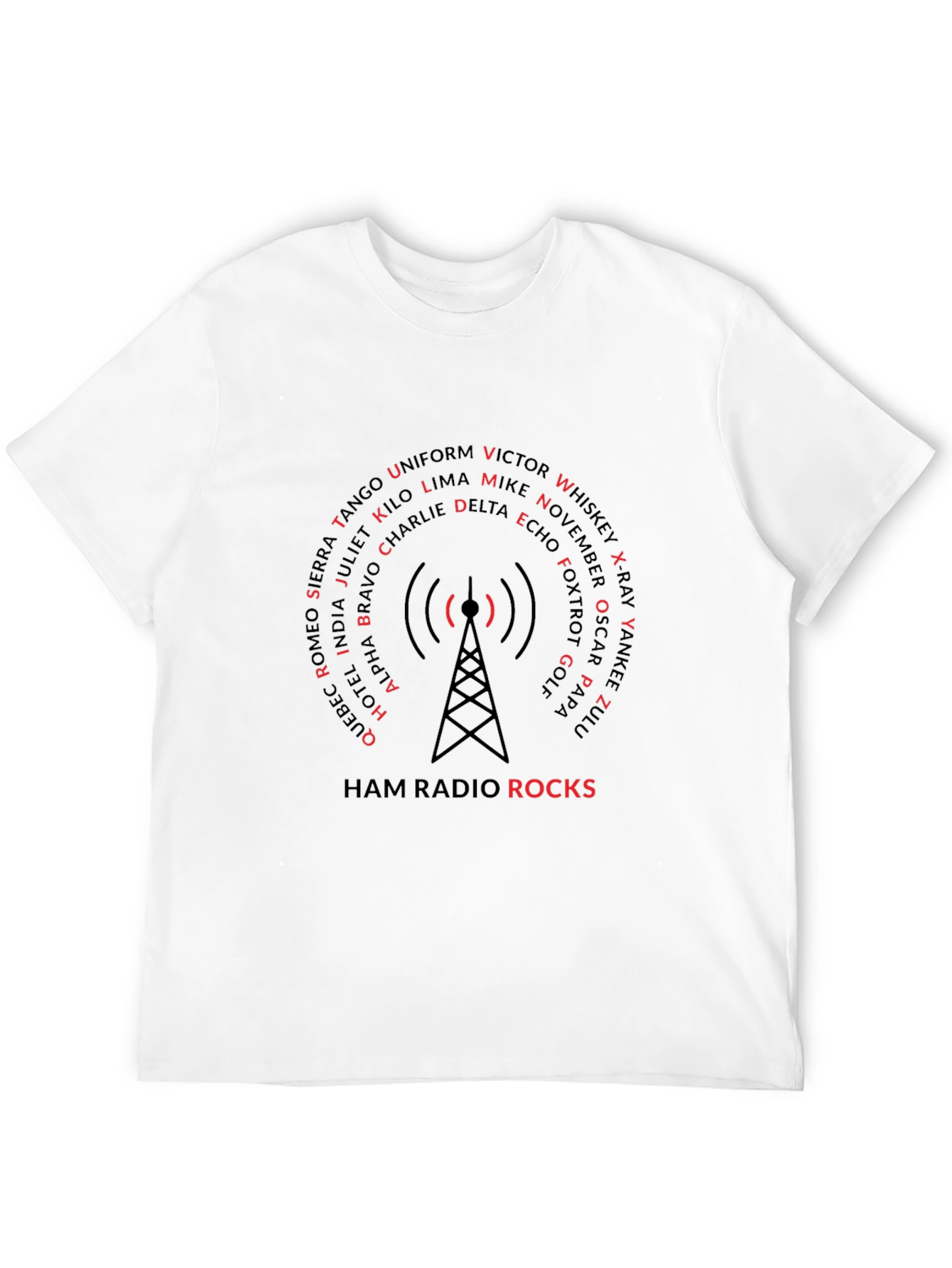 Ham Radio Rocks T-Shirt Amateur Radio Design