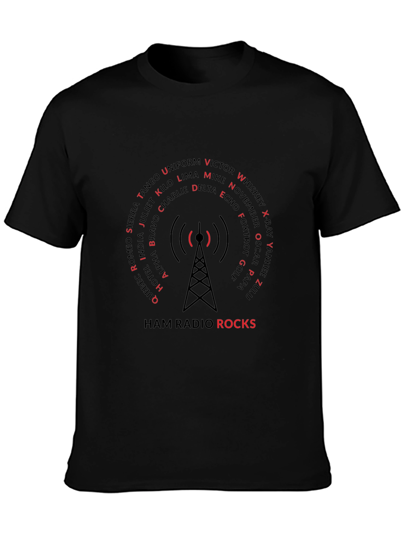 Ham Radio Rocks T-Shirt Amateur Radio Design