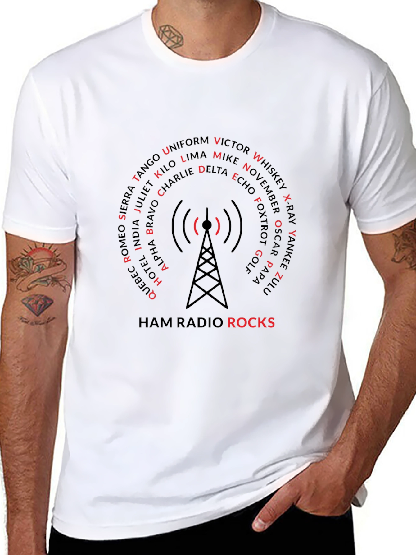 Ham Radio Rocks T-Shirt Amateur Radio Design