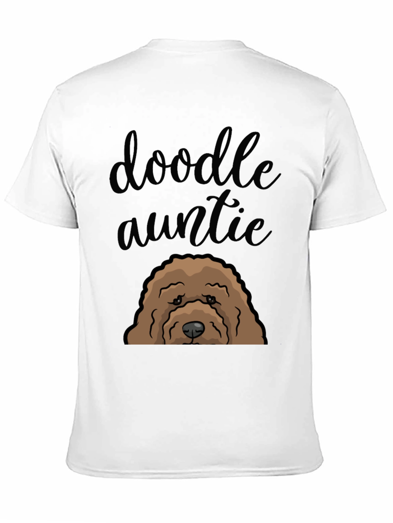Doodle Auntie Dog Graphic T-Shirt