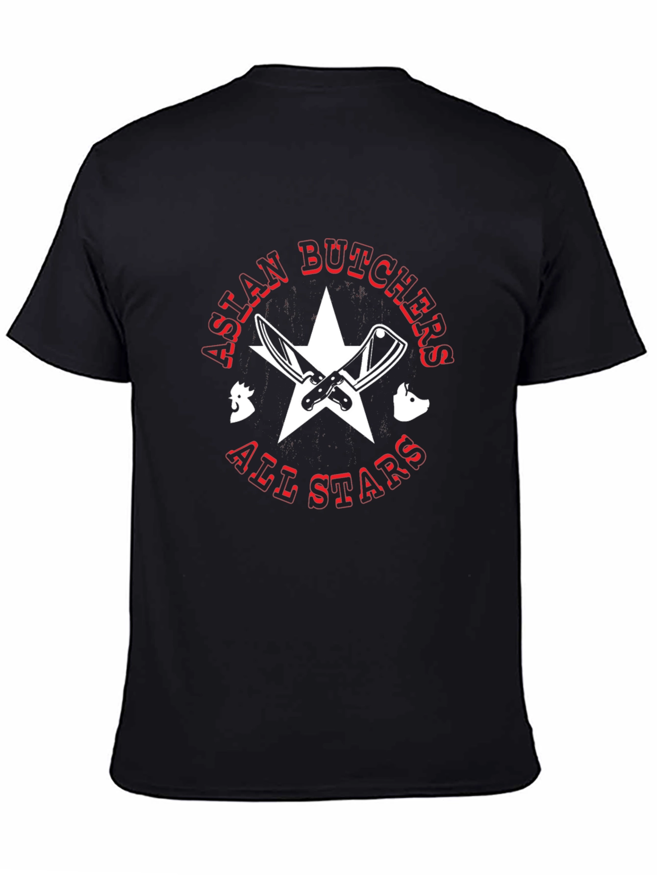 Asian Butchers All Stars Black T-Shirt