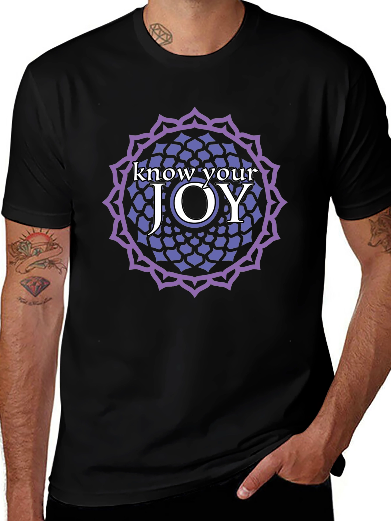 Know Your Joy Mandala Graphic T-Shirt