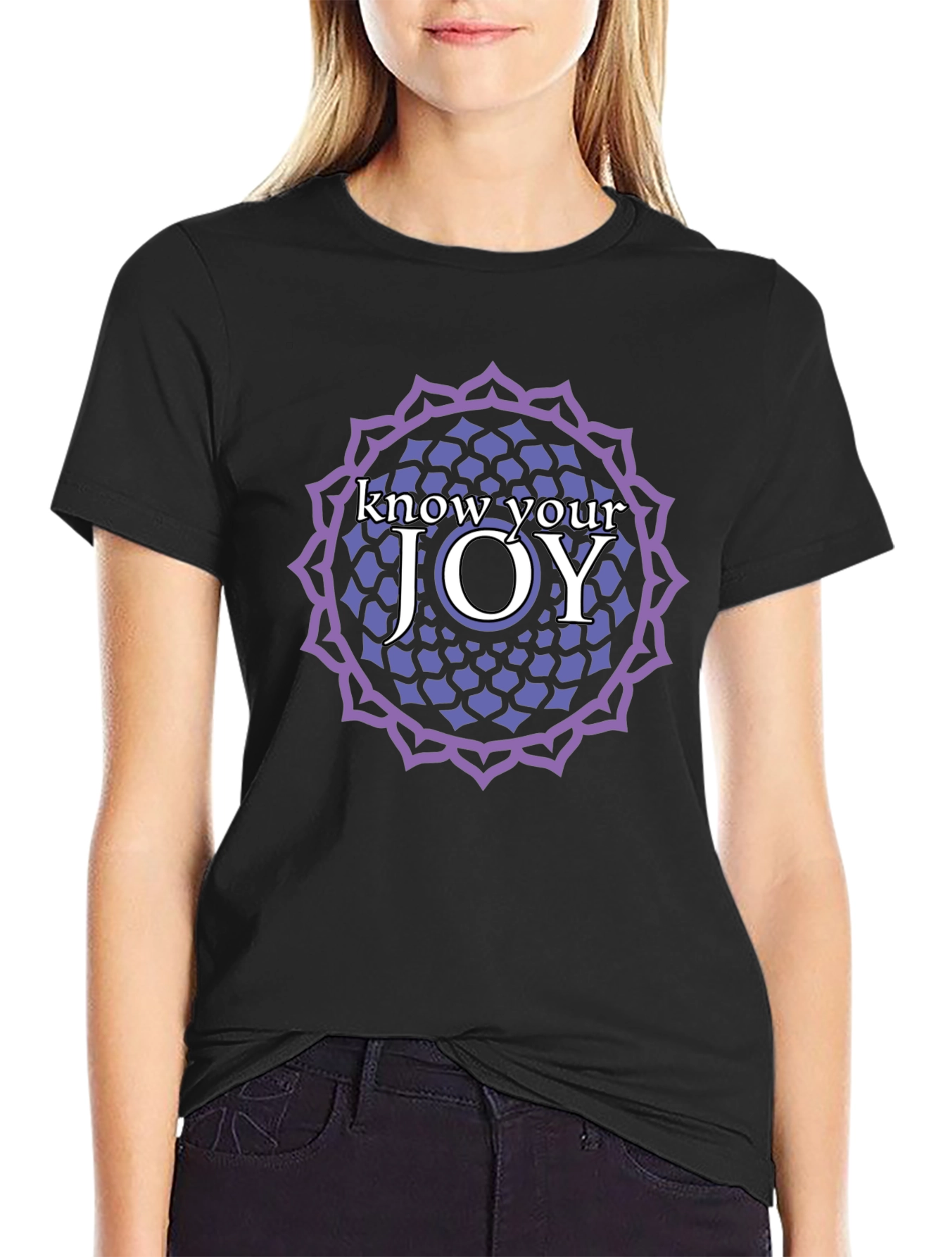 Know Your Joy Mandala Graphic T-Shirt