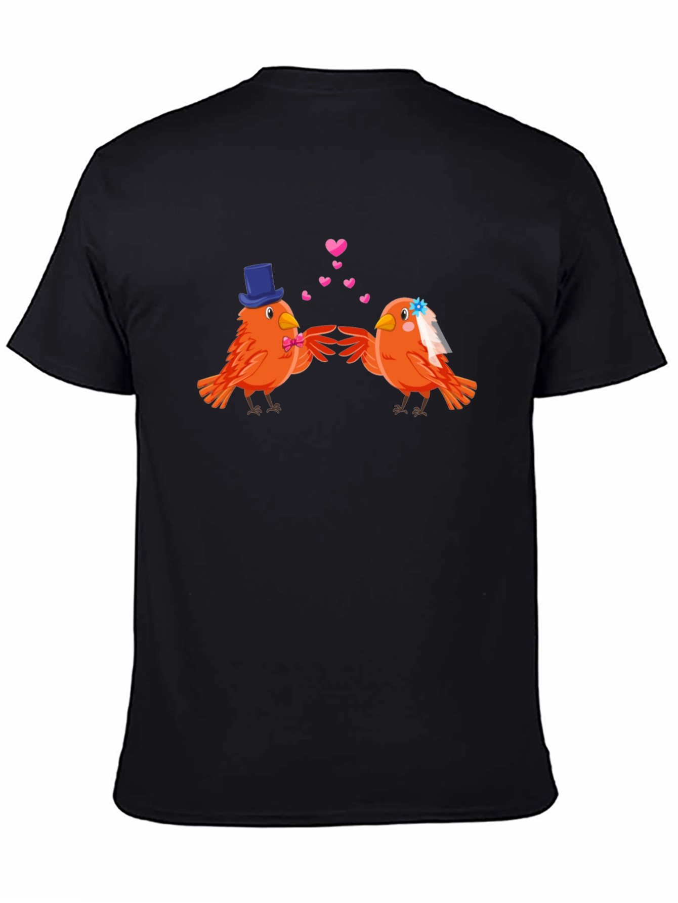 Love Birds Wedding T-Shirt - Cute Couple Tee