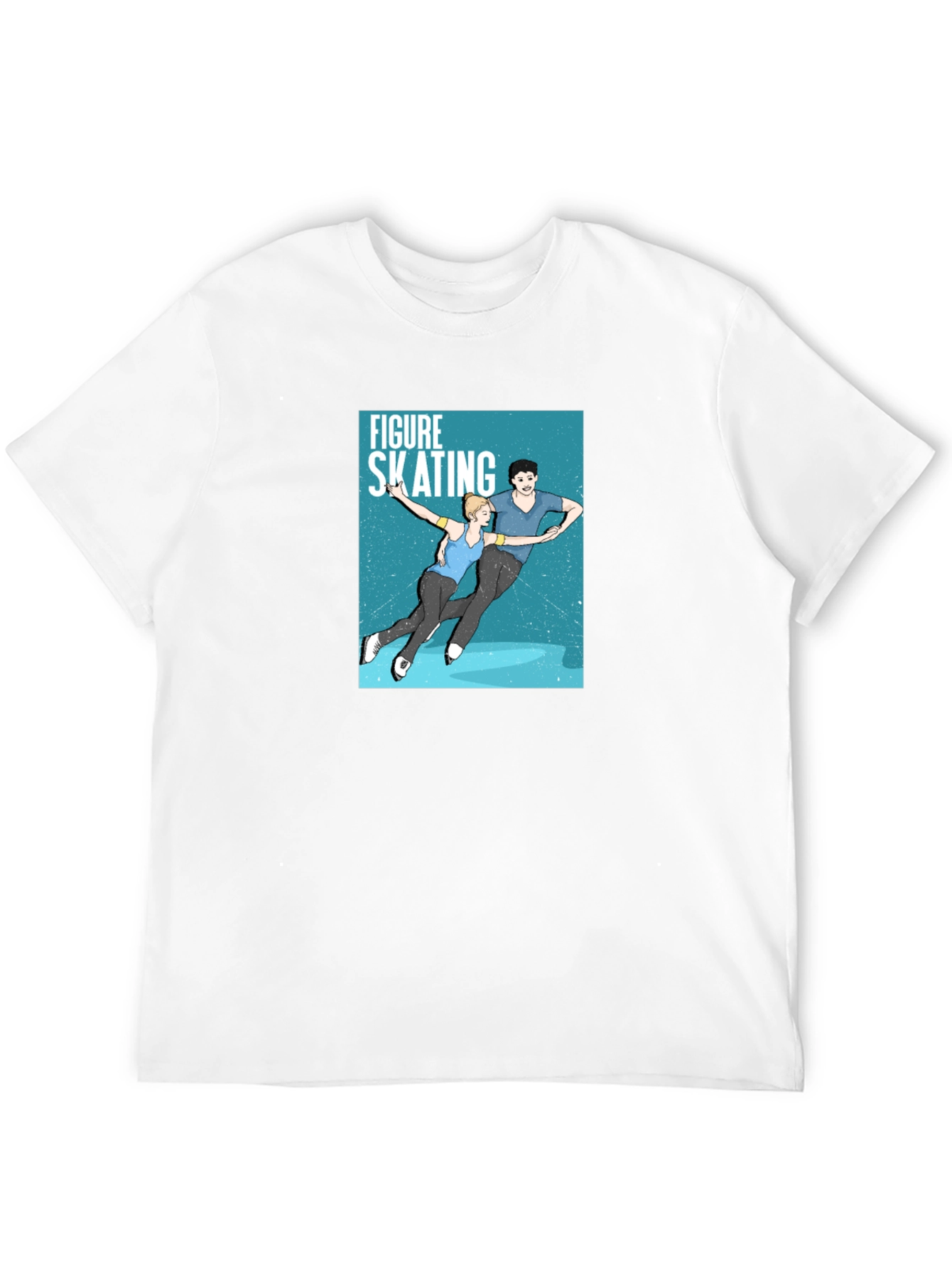 Figure Skating Graphic Tee - Black Unisex T-Shirt