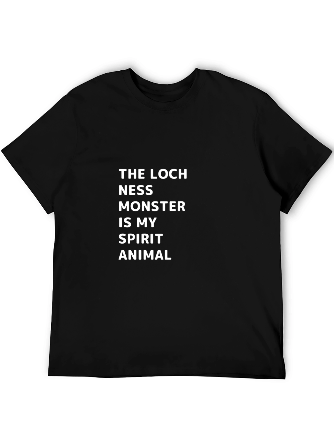 Loch Ness Monster Spirit Animal Black T-Shirt