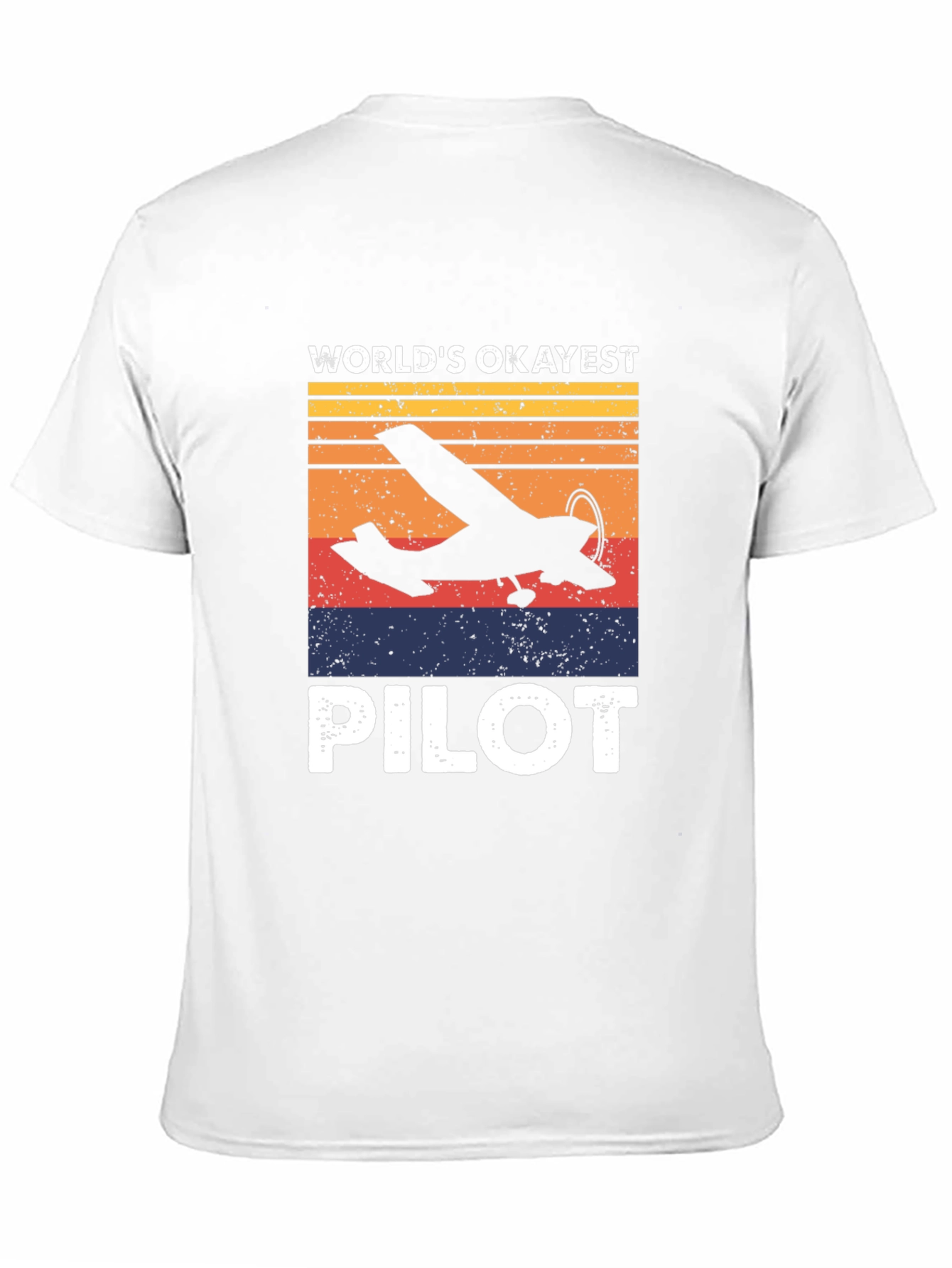 Worlds Okayest Pilot T-Shirt - Aviation Gift