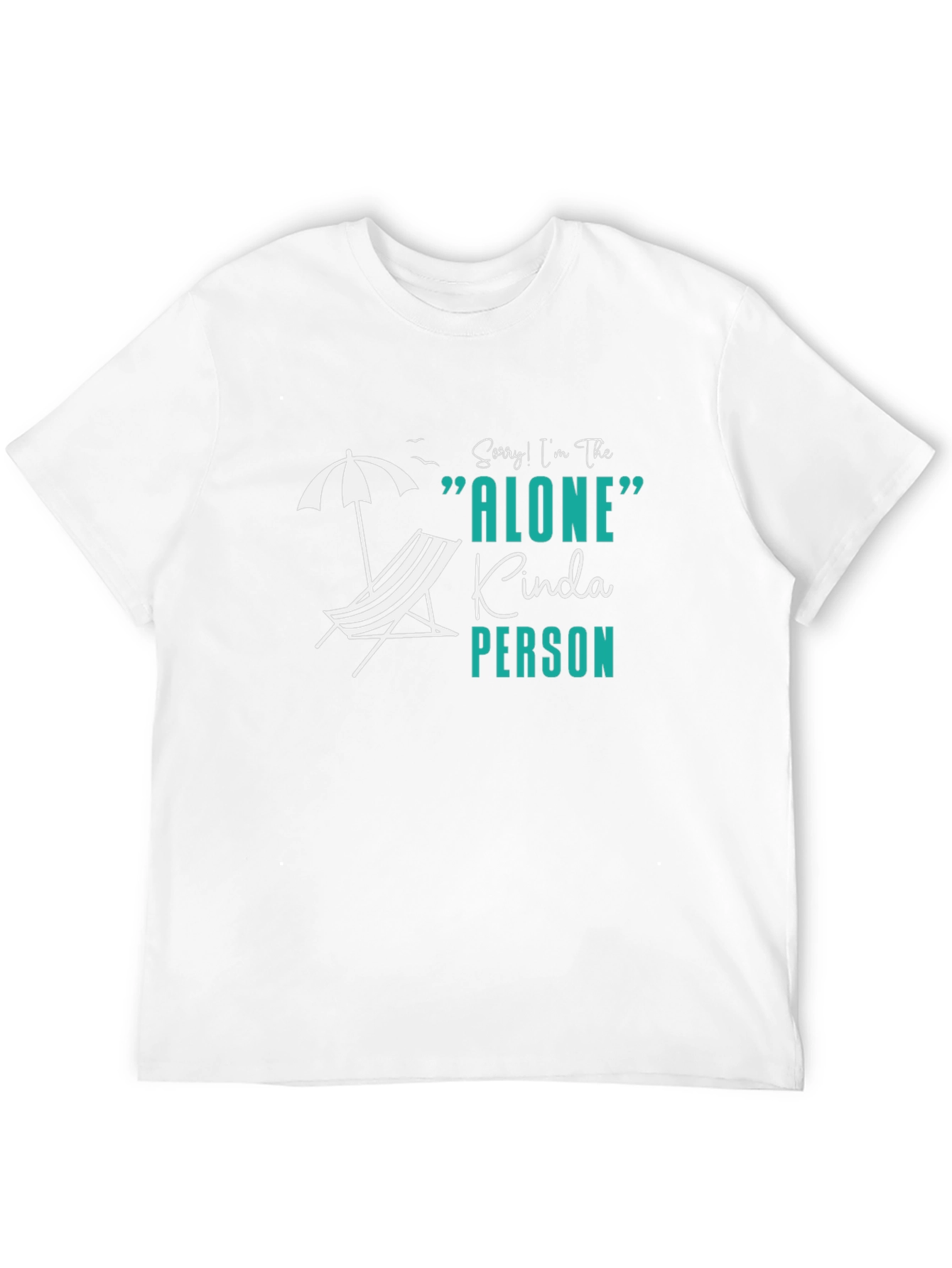 Alone Kinda Person Graphic Tee - Black