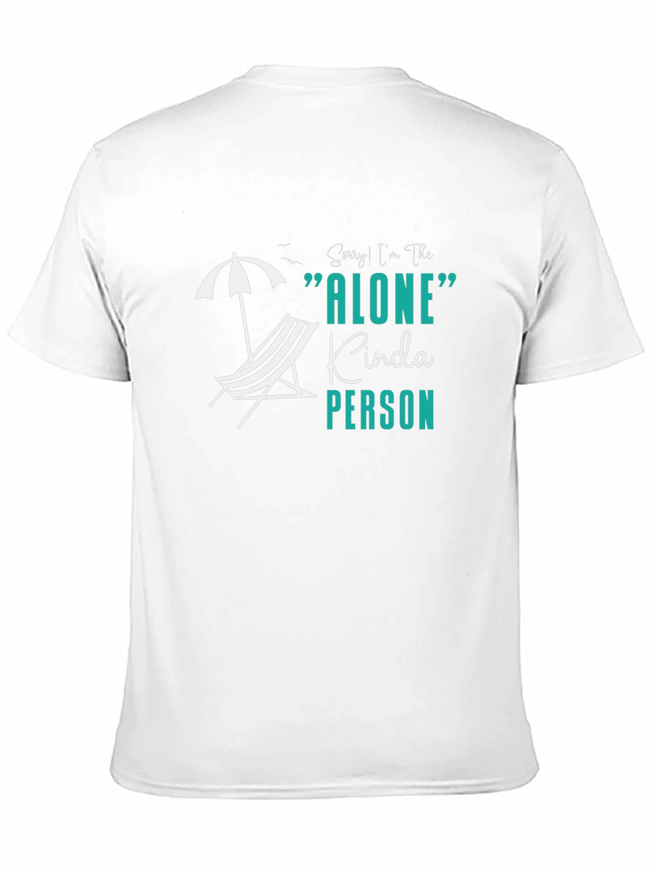 Alone Kinda Person Graphic Tee - Black