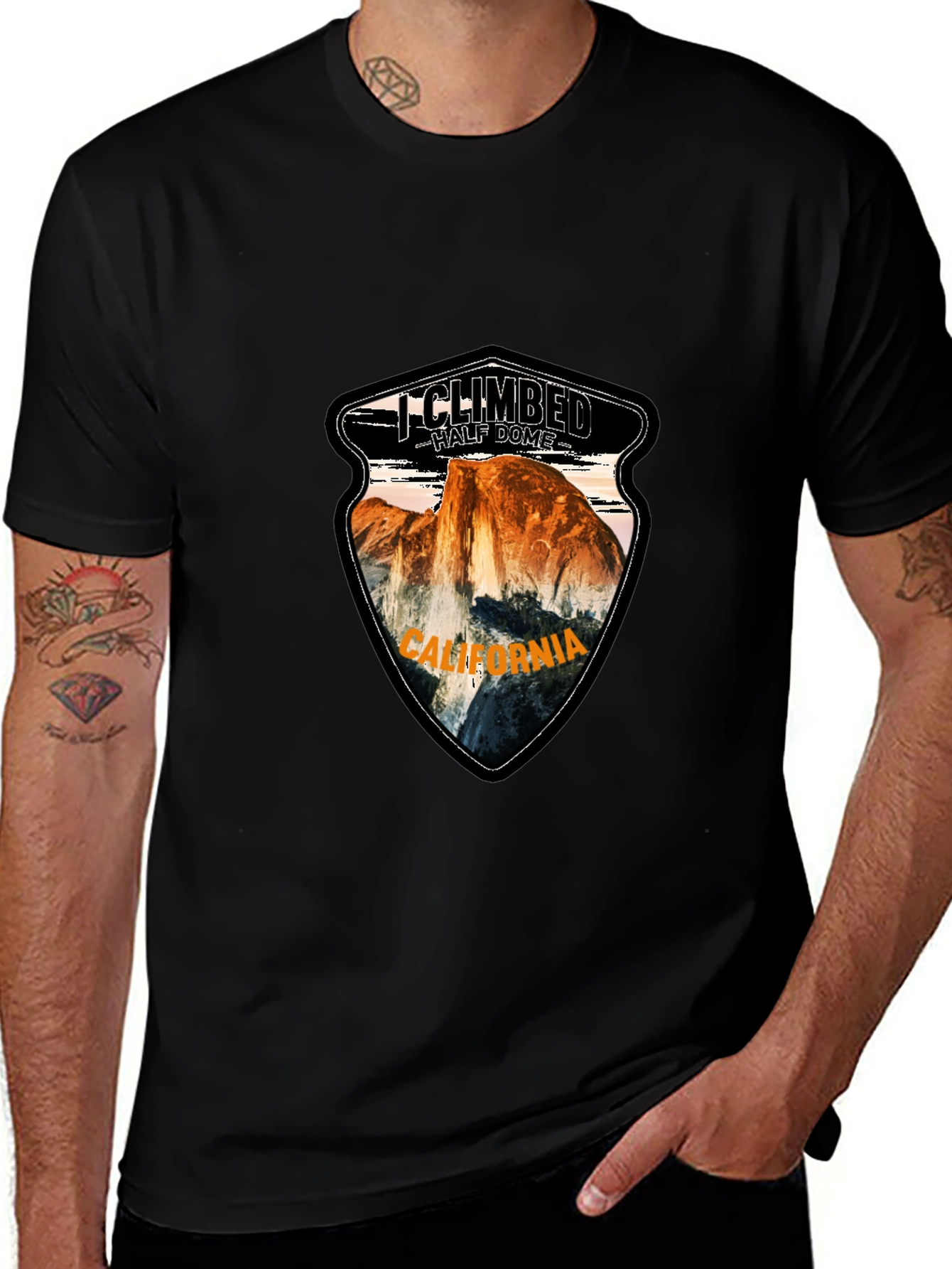 I Climbed Half Dome California T-Shirt