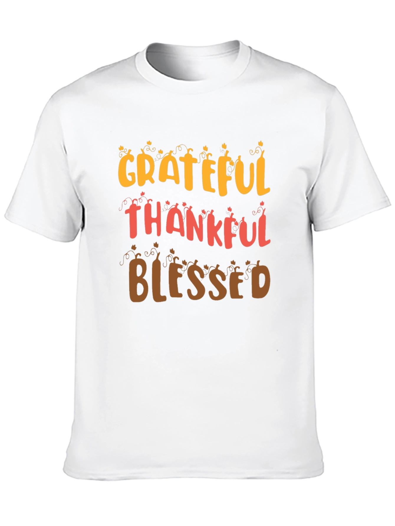 Grateful Thankful Blessed Fall T-Shirt