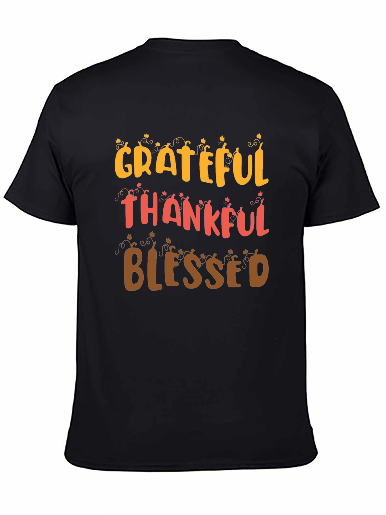 Grateful Thankful Blessed Fall T-Shirt