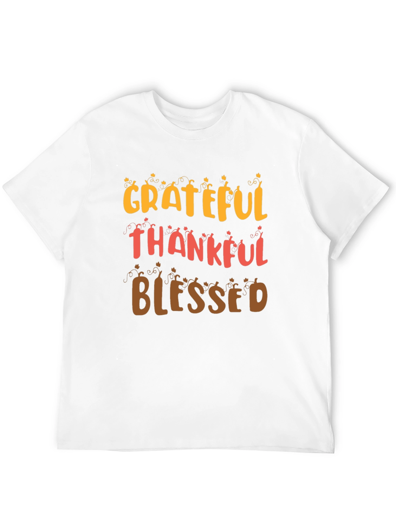 Grateful Thankful Blessed Fall T-Shirt