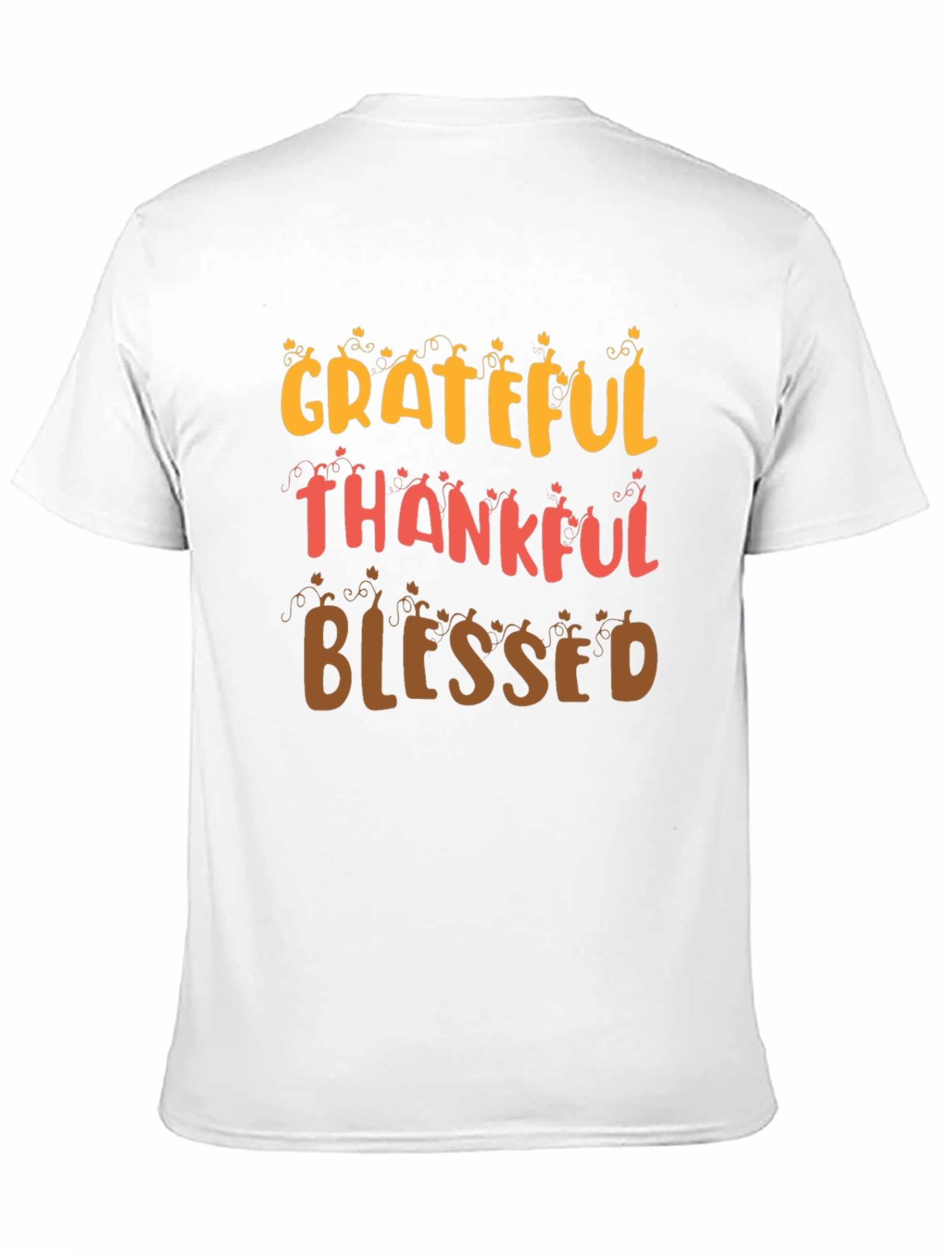 Grateful Thankful Blessed Fall T-Shirt
