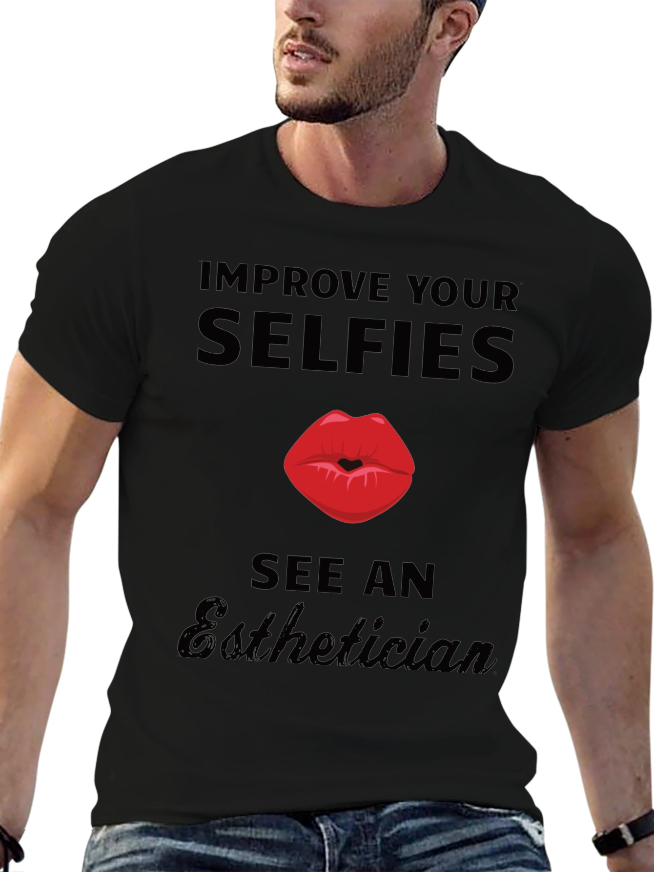 Improve Your Selfies Esthetician Graphic Tee