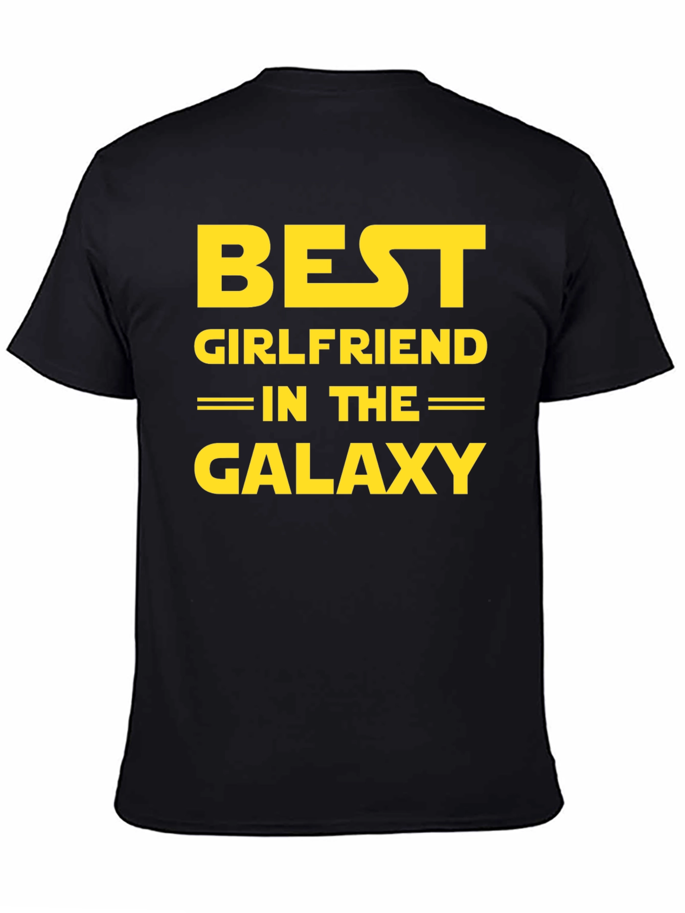 Best Girlfriend in the Galaxy Black T-Shirt
