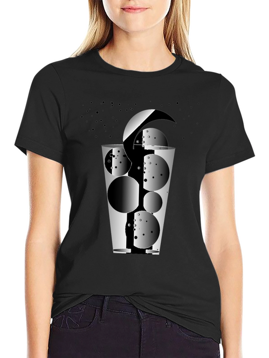 Abstract Glass Graphic T-Shirt