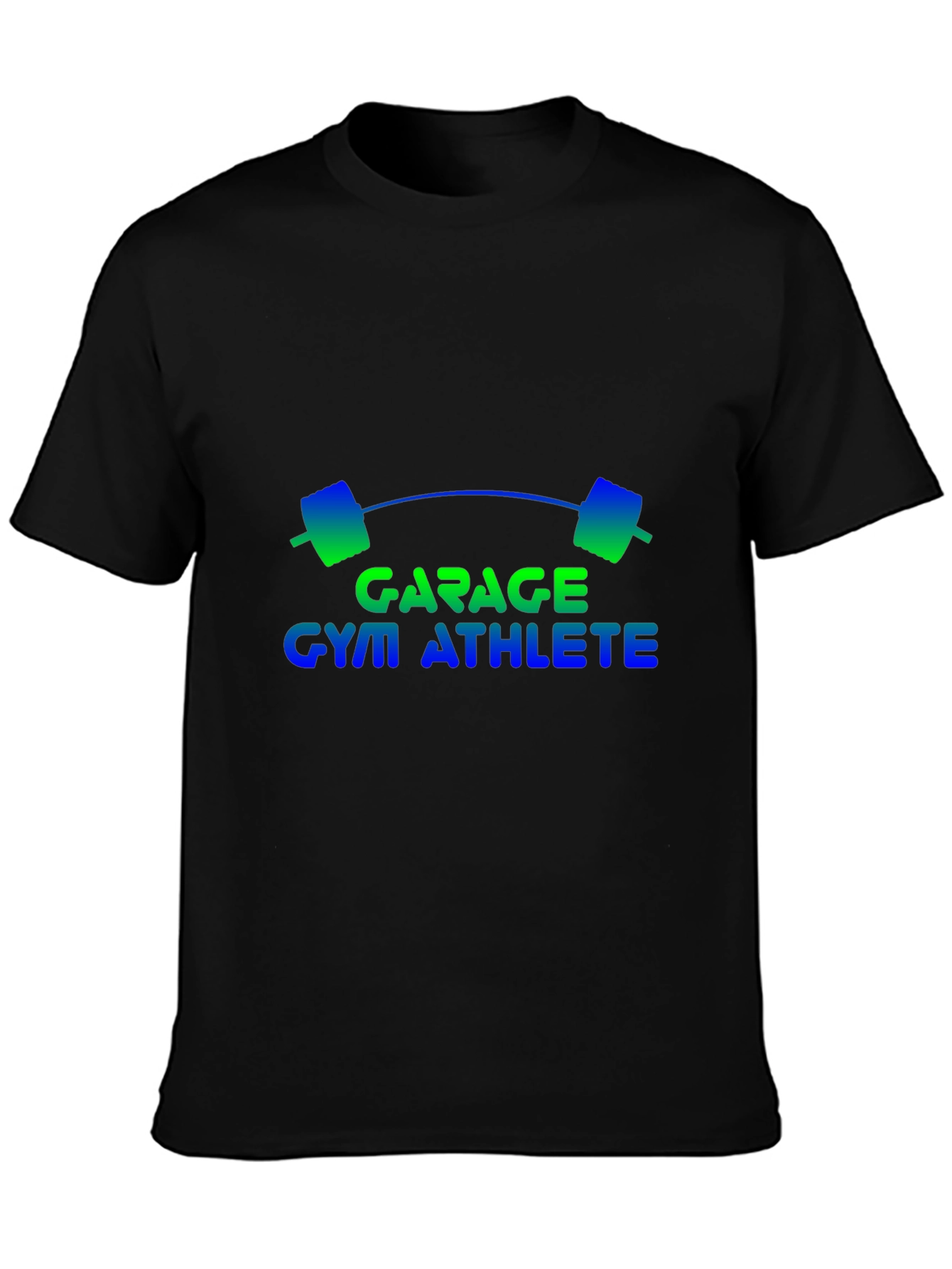Garage Gym Athlete Black T-Shirt