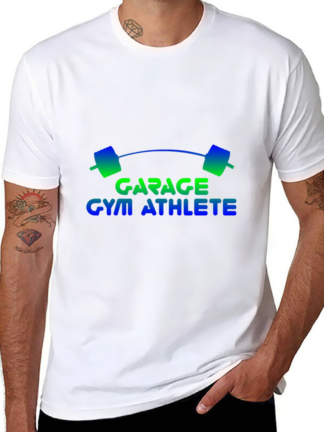 Garage Gym Athlete Black T-Shirt