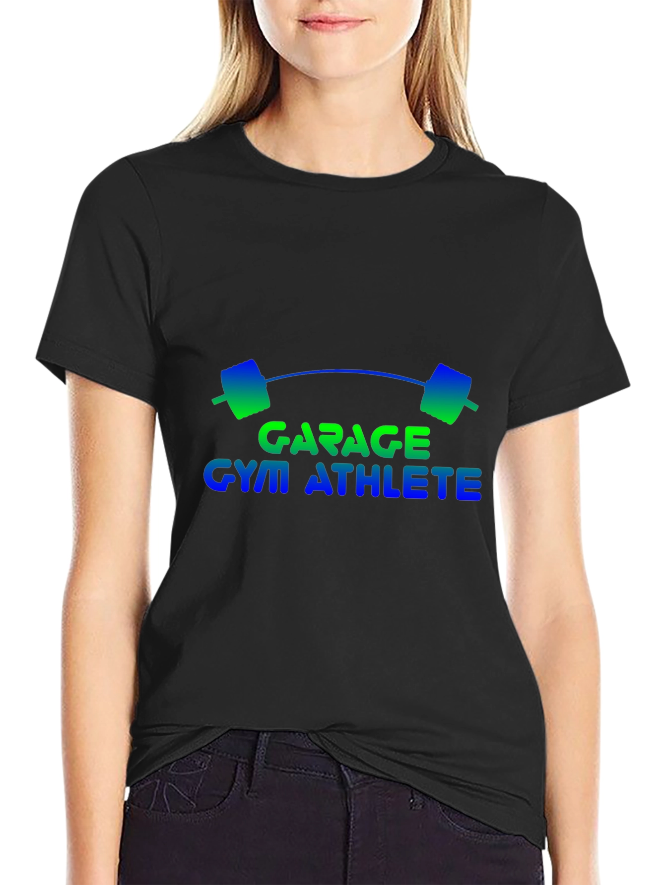 Garage Gym Athlete Black T-Shirt