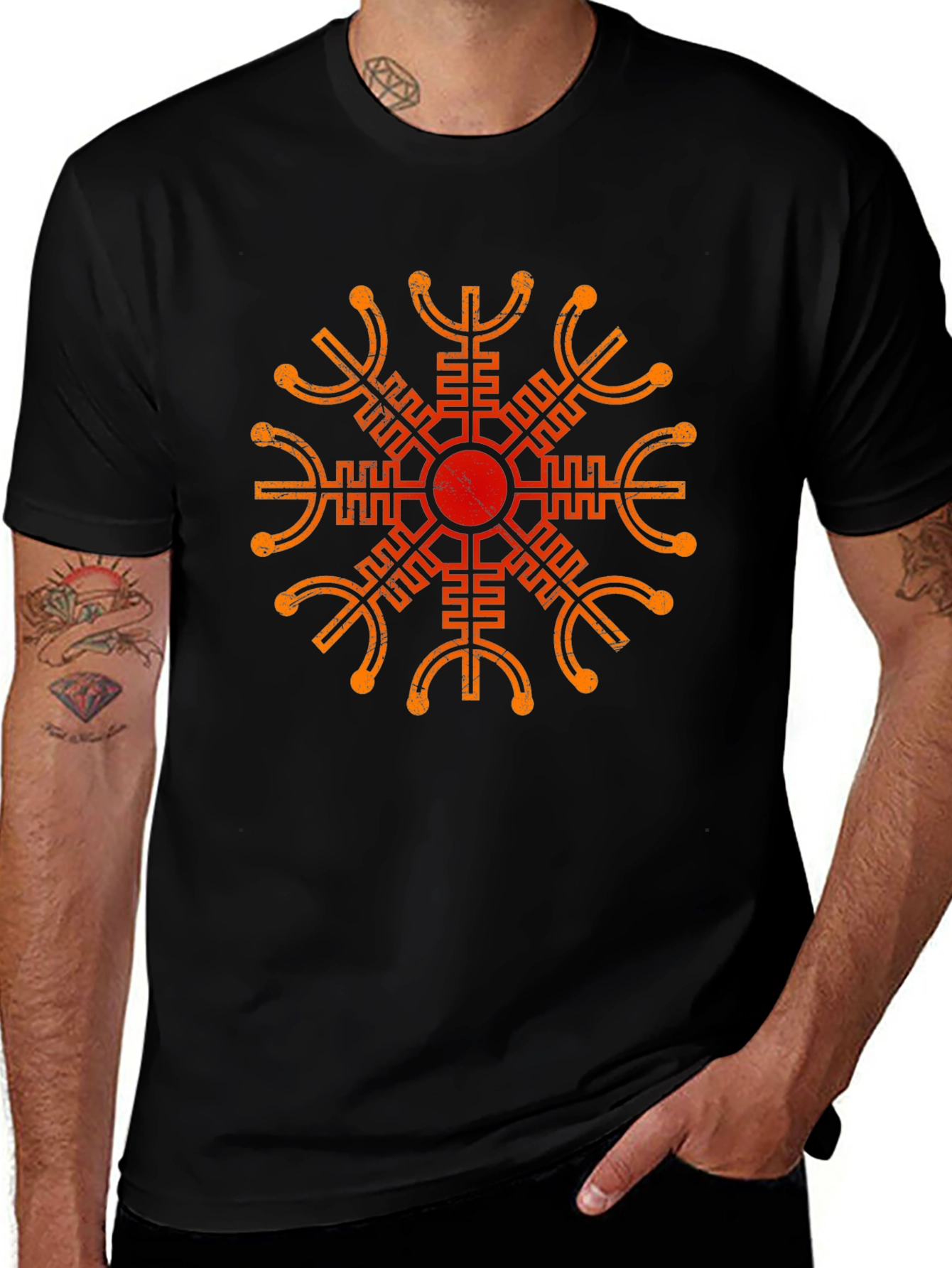 Viking Helm of Awe Graphic Tee