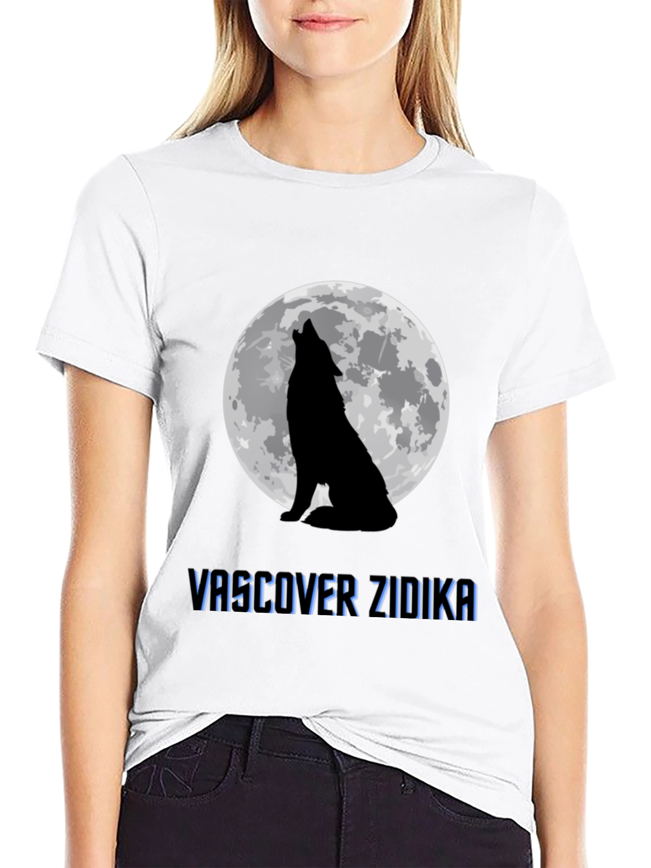 Wolf Moon Black T-Shirt