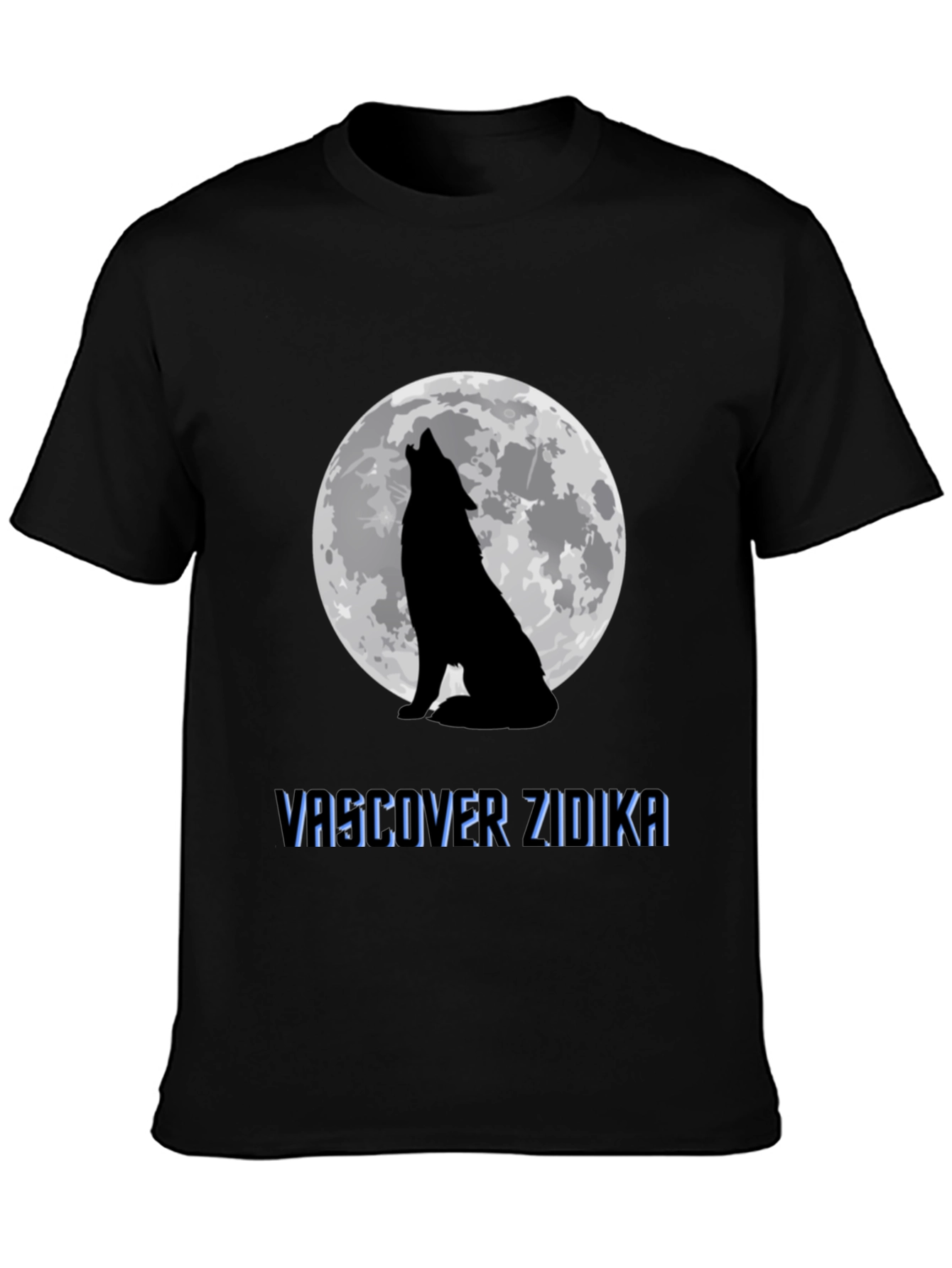 Wolf Moon Black T-Shirt