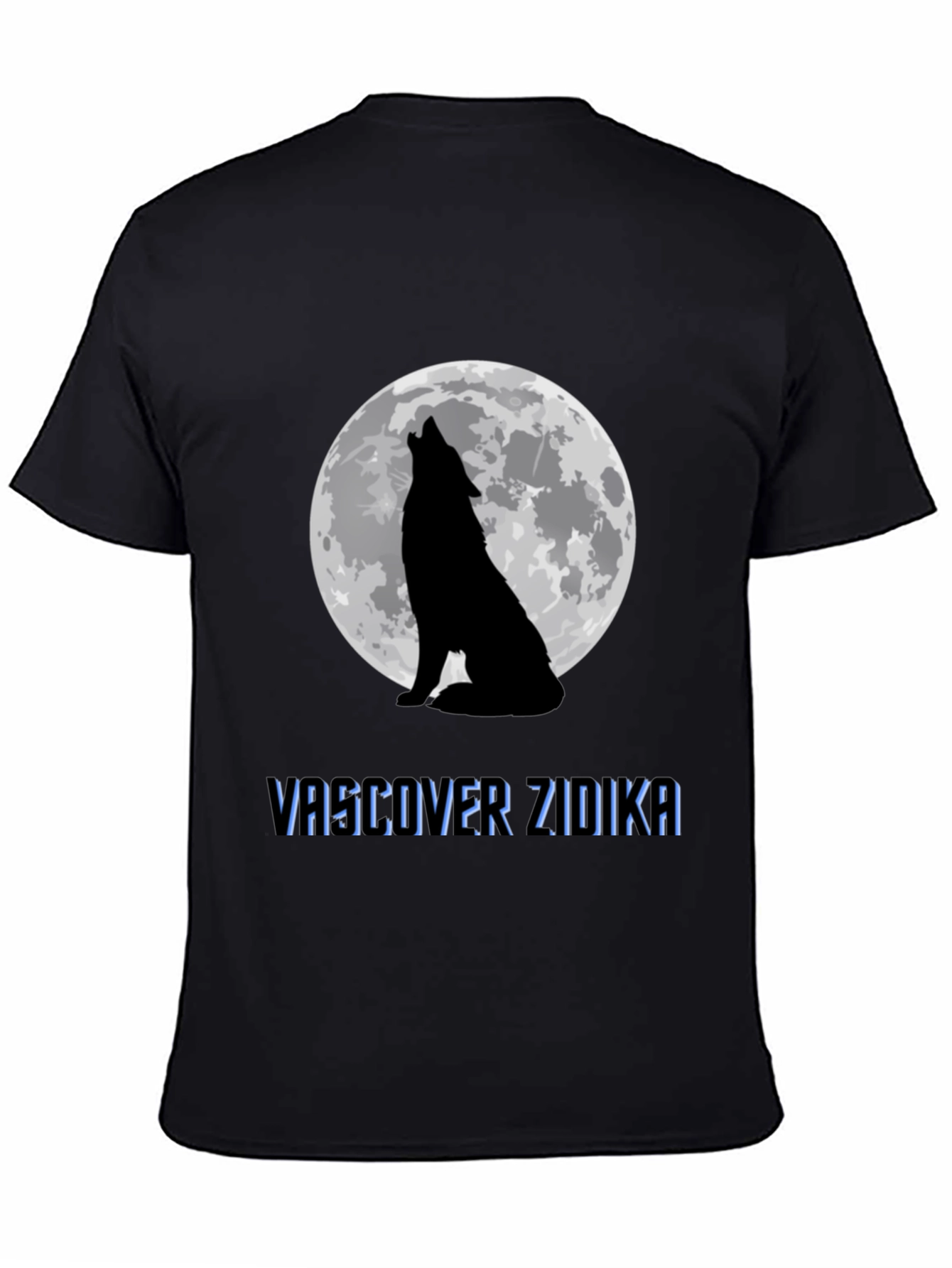 Wolf Moon Black T-Shirt