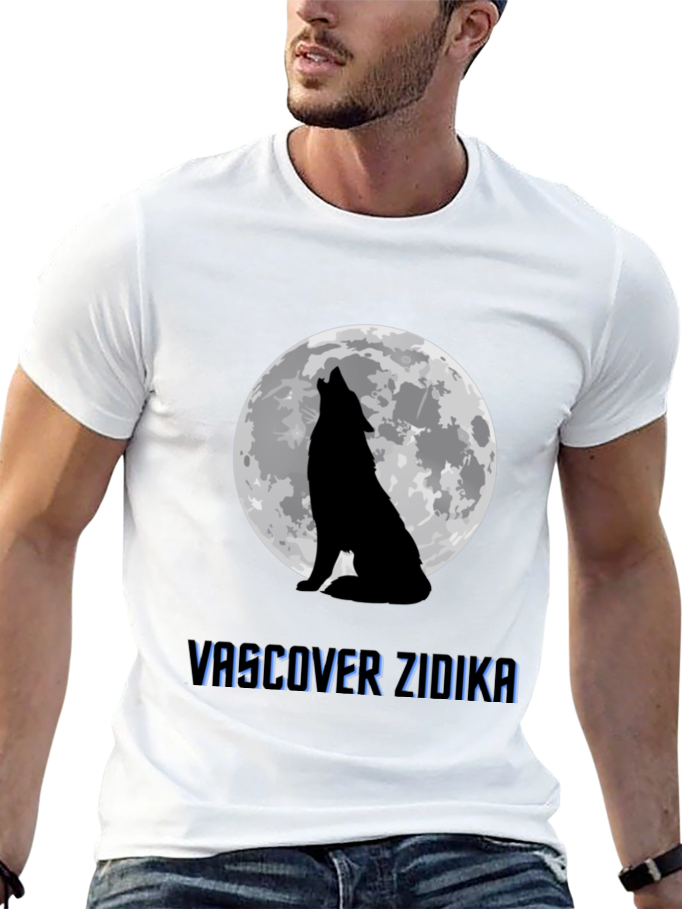 Wolf Moon Black T-Shirt
