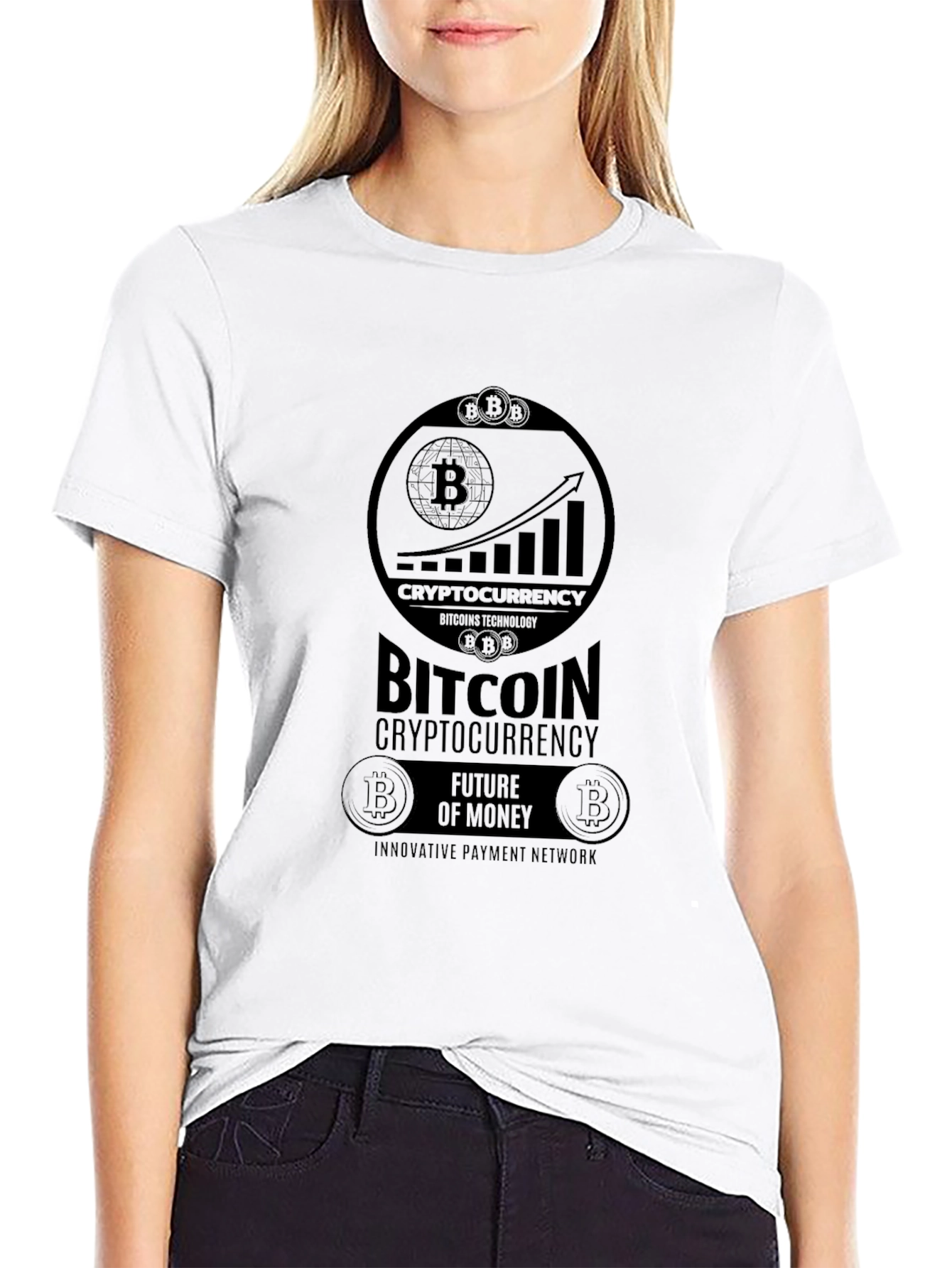 Bitcoin Crypto T-Shirt - Innovative Payment Network Tee