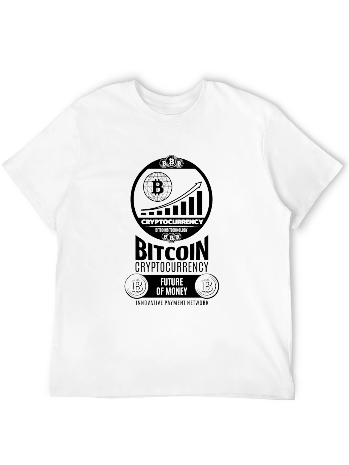 Bitcoin Crypto T-Shirt - Innovative Payment Network Tee