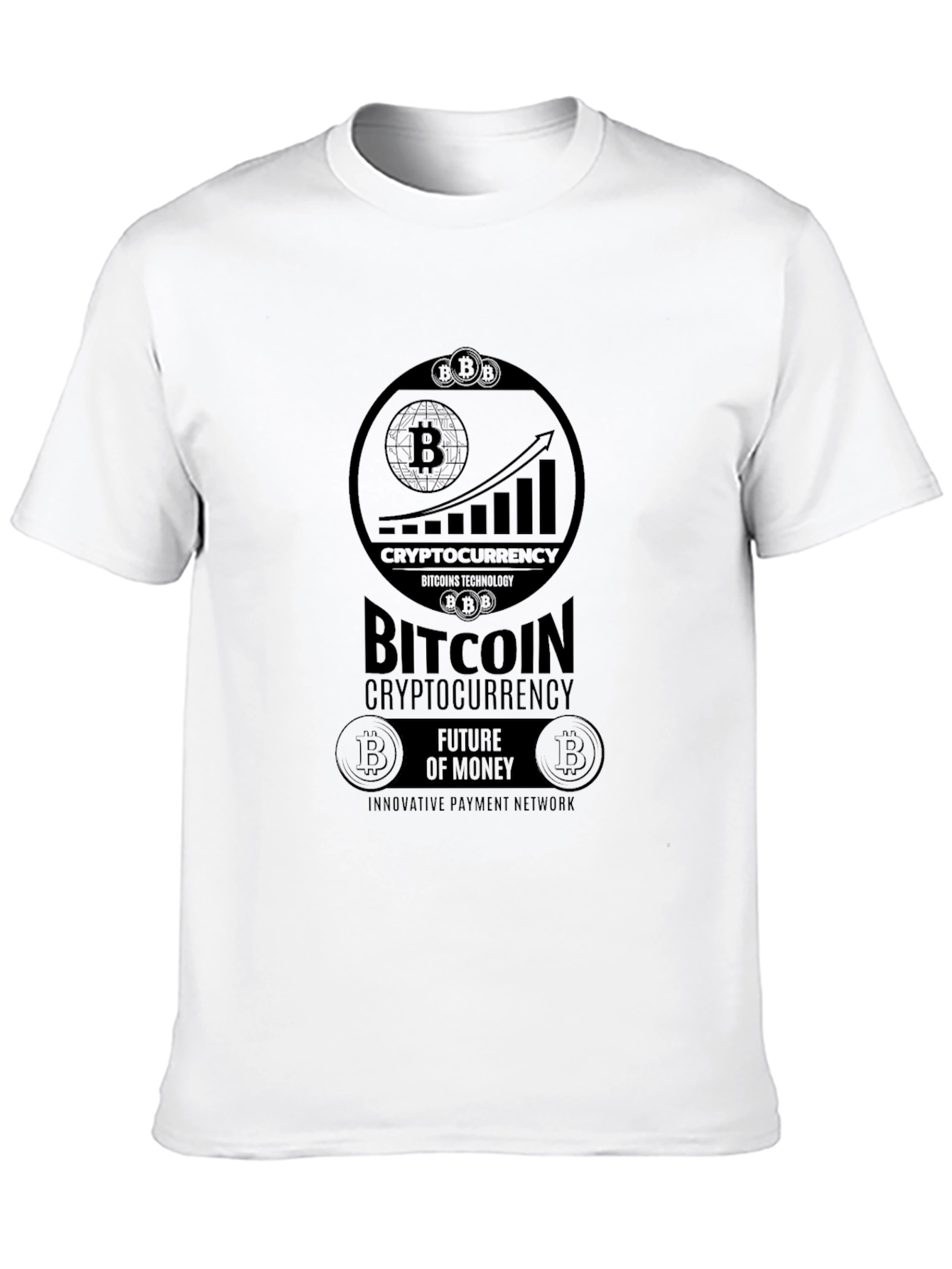 Bitcoin Crypto T-Shirt - Innovative Payment Network Tee