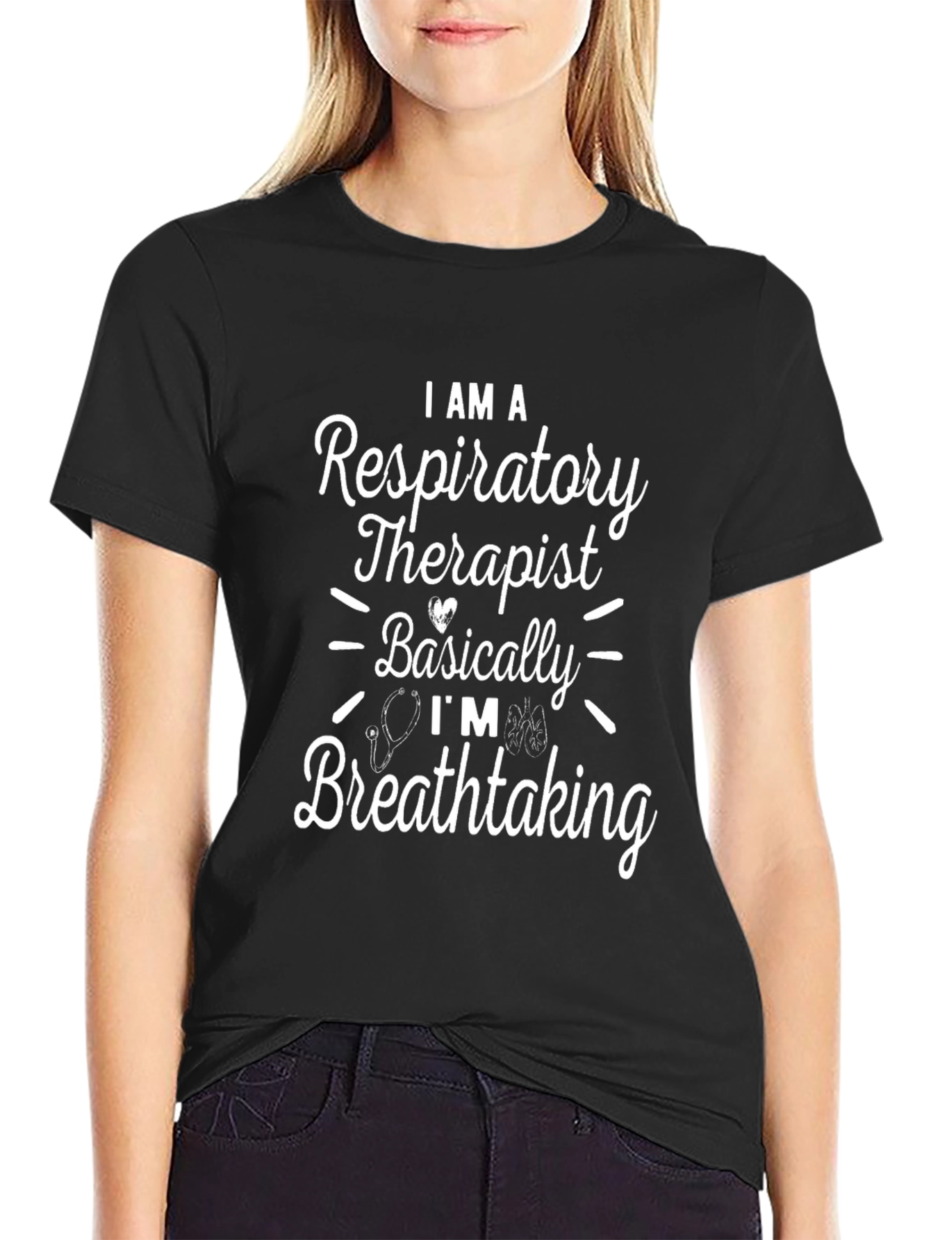 Respiratory Therapist T-Shirt - Breath Taking Design